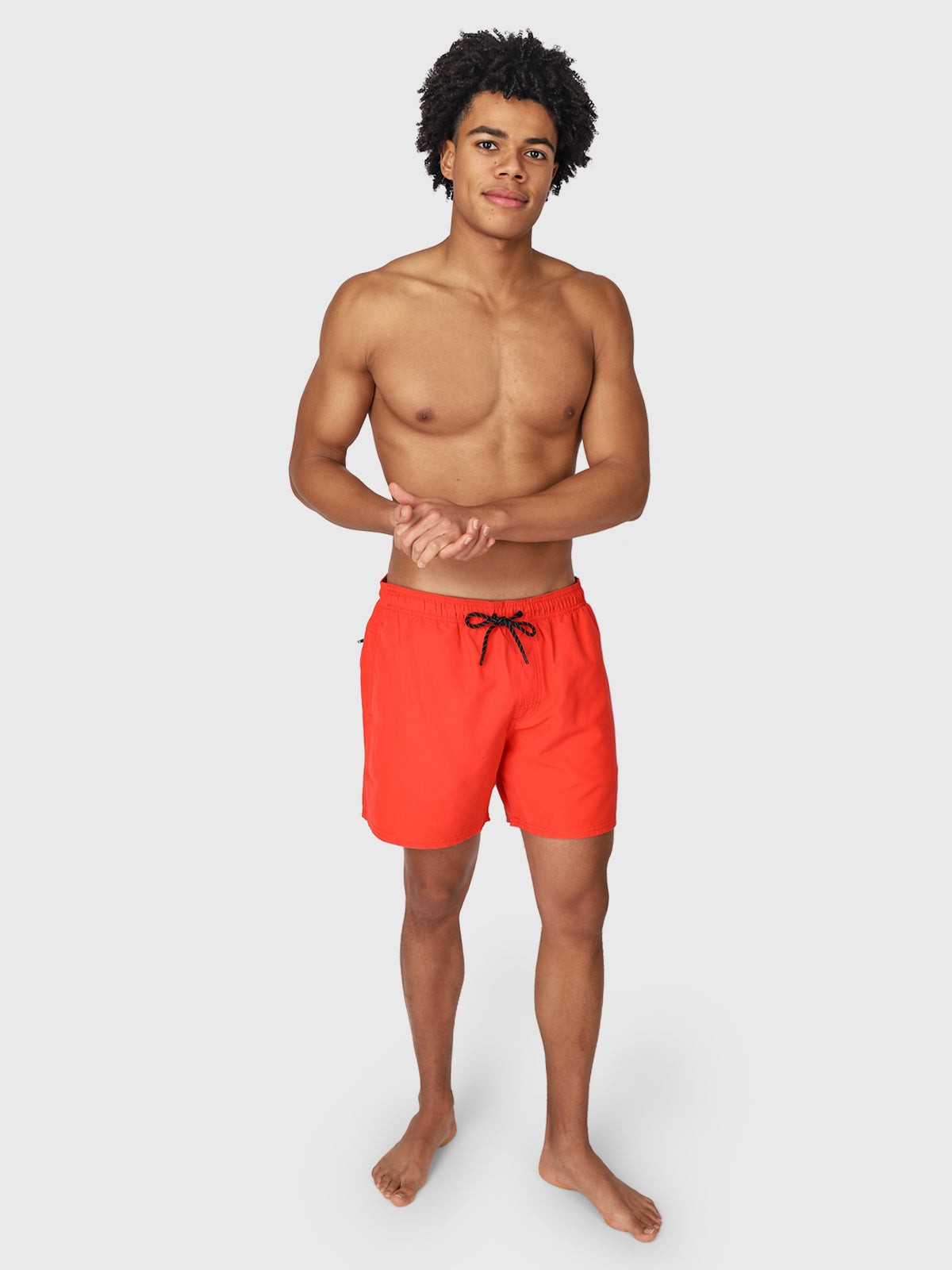 CrunECO-N Men Swim Shorts | Bright Red