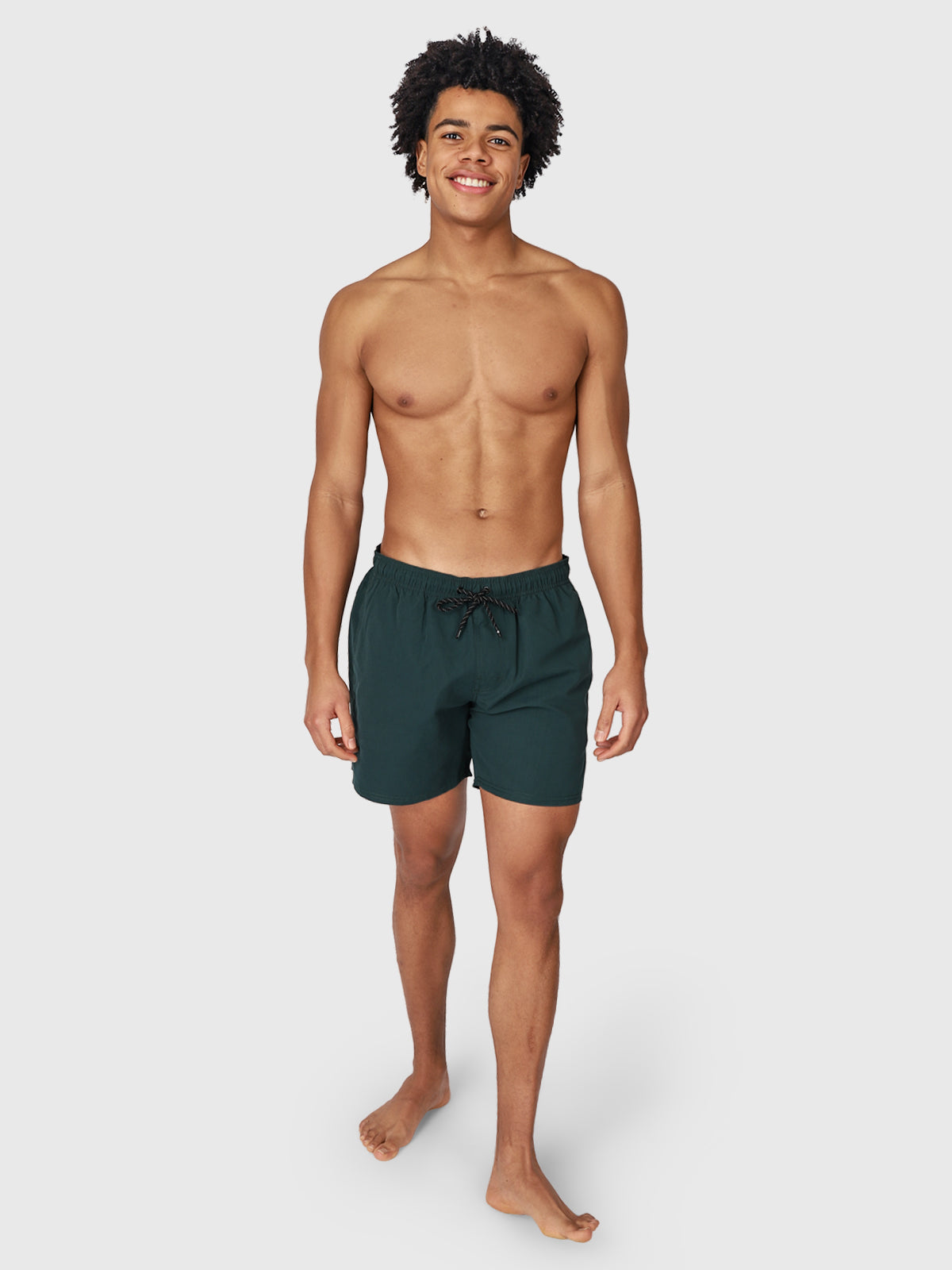 CrunECO-N Men Swim Short | Dark Green