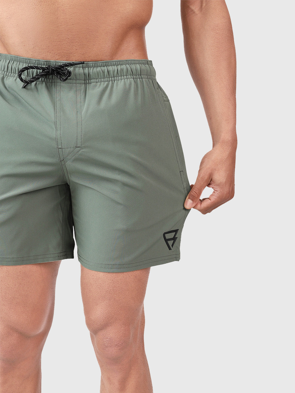 Bru-conic Heren Zwemshort | Groen