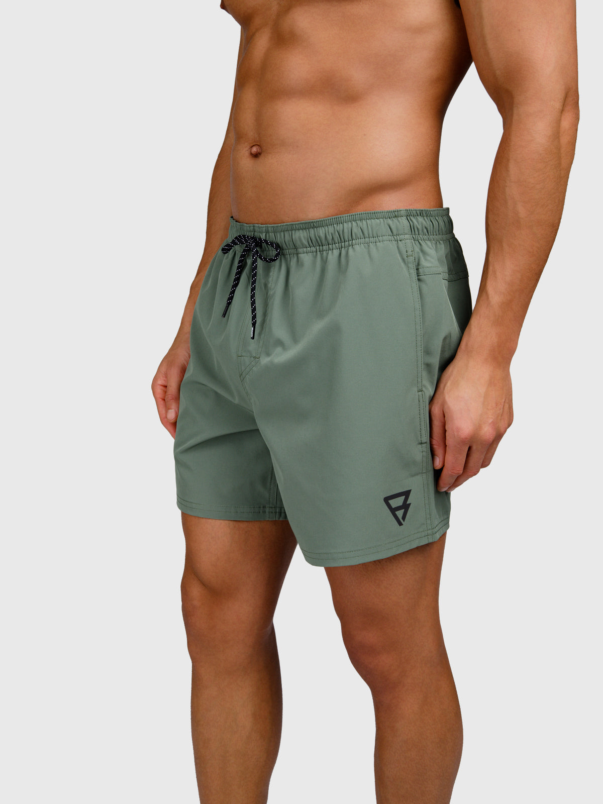 Bru-conic Men Swim Shorts | Vintage Green