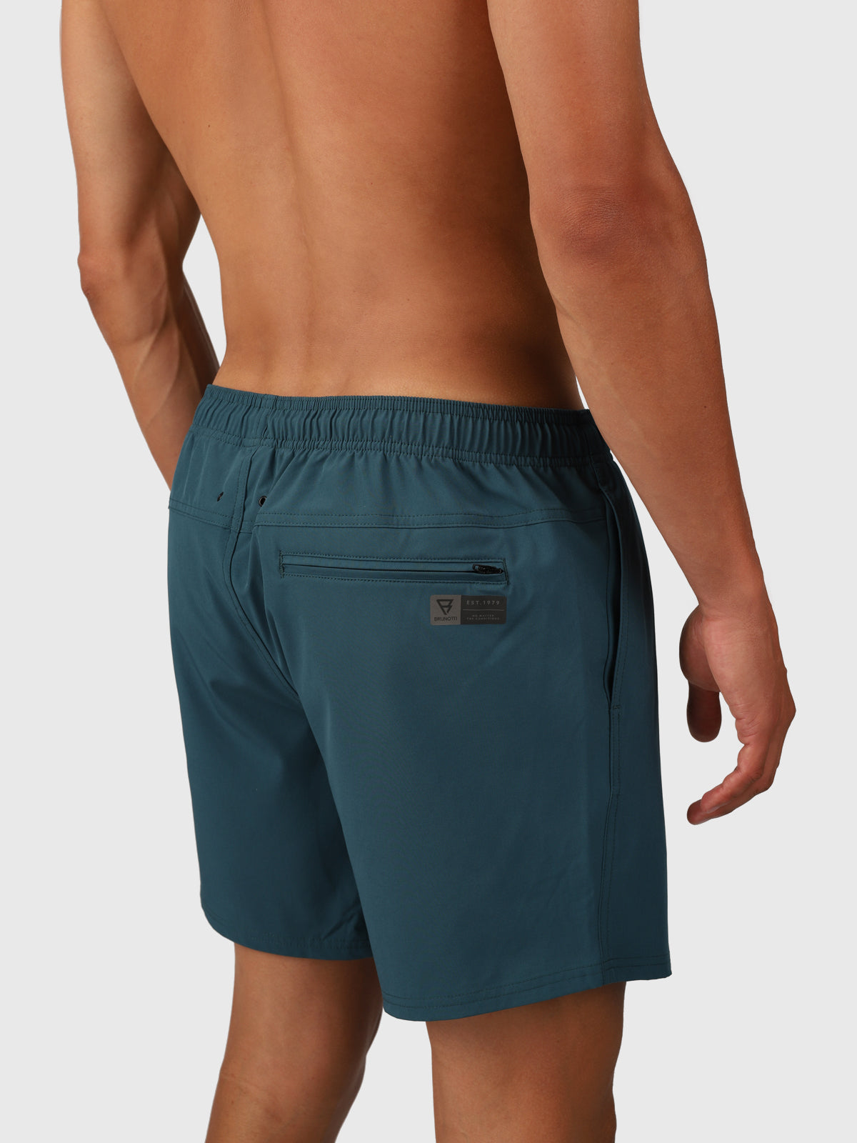 Bru-conic Men Swim Shorts | Dark Green