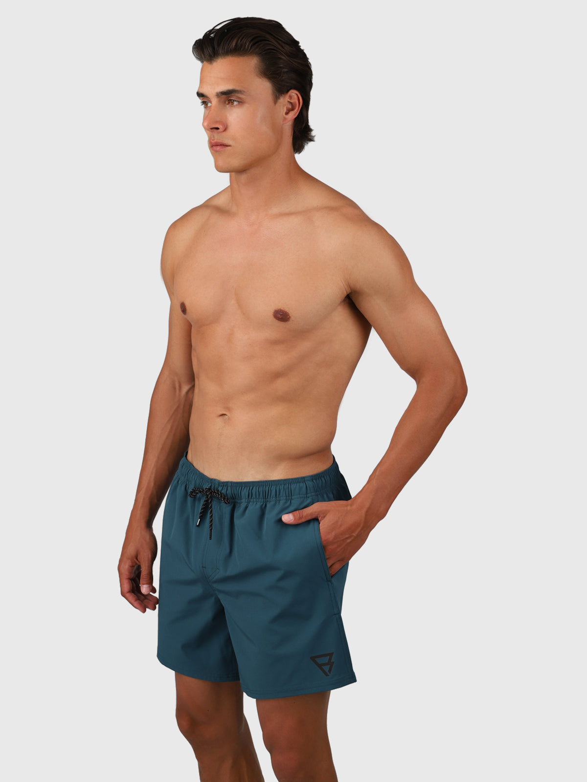 Bru-conic Men Swim Shorts | Dark Green