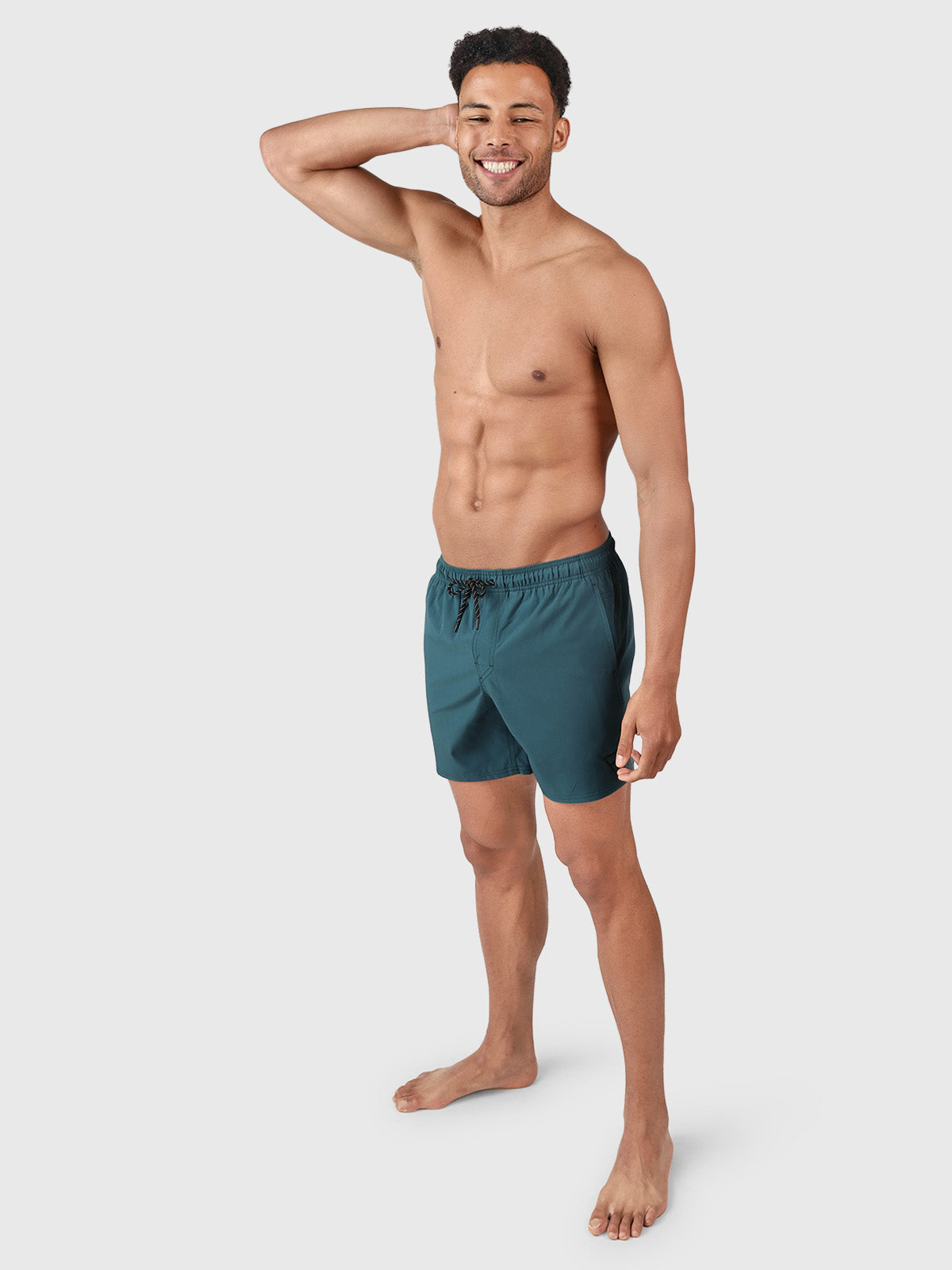 Bru-conic Men Swim Shorts | Dark Green