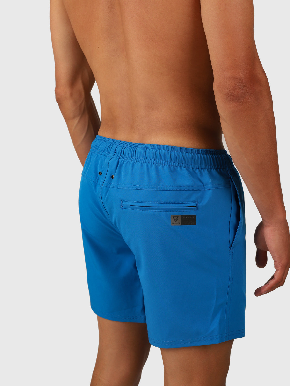 Bru-conic Heren Zwemshort | Neon Blauw