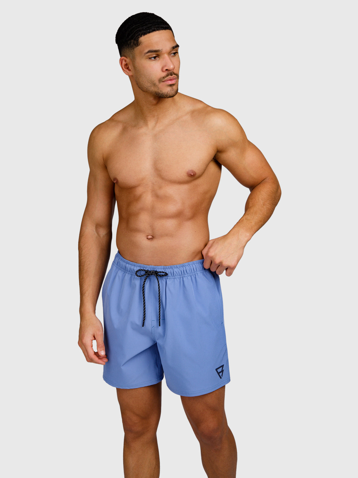 Bru-conic Men Swim Shorts | Grayblue