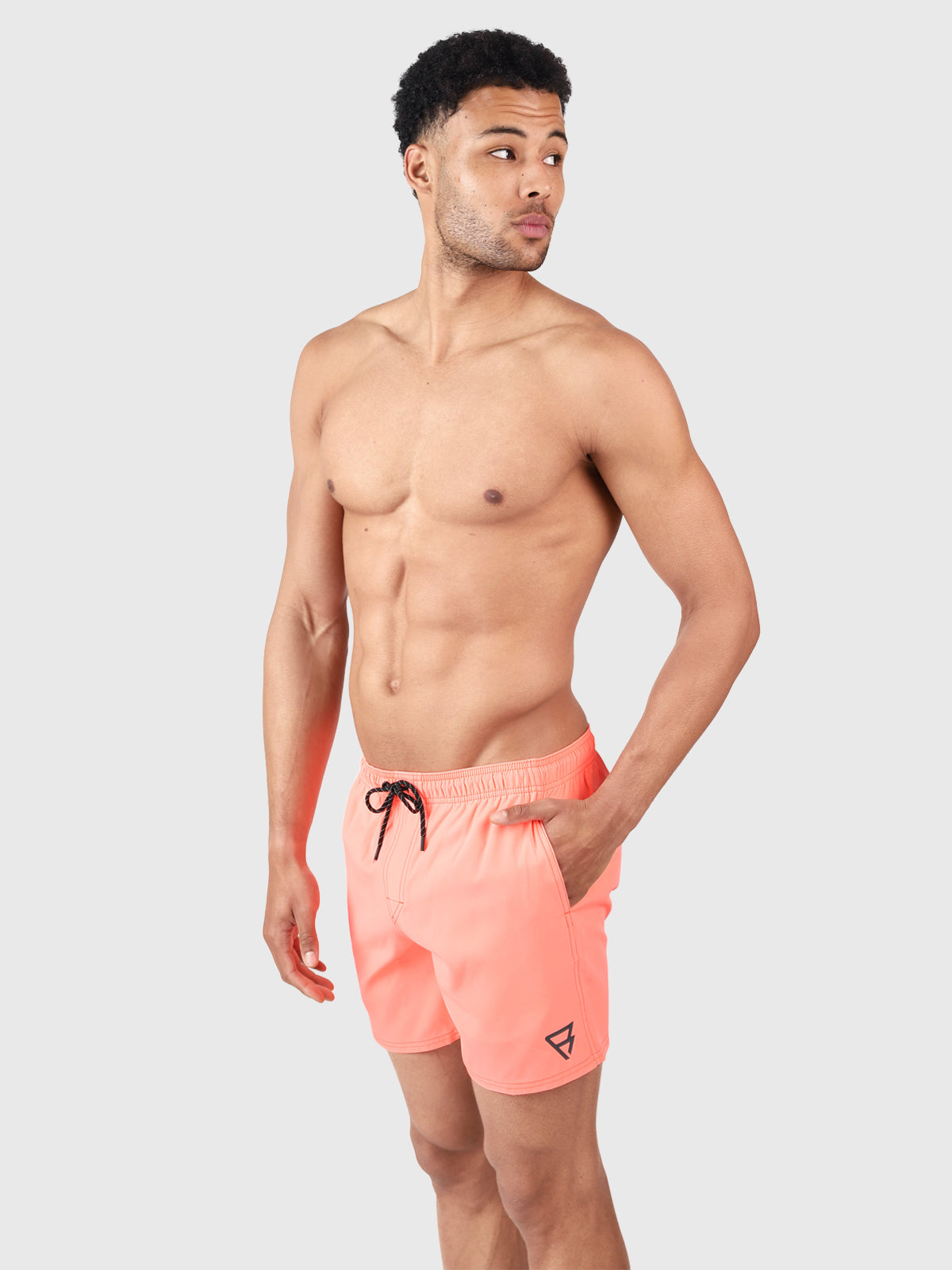 Bru-conic Men Swim Shorts | Flamingo