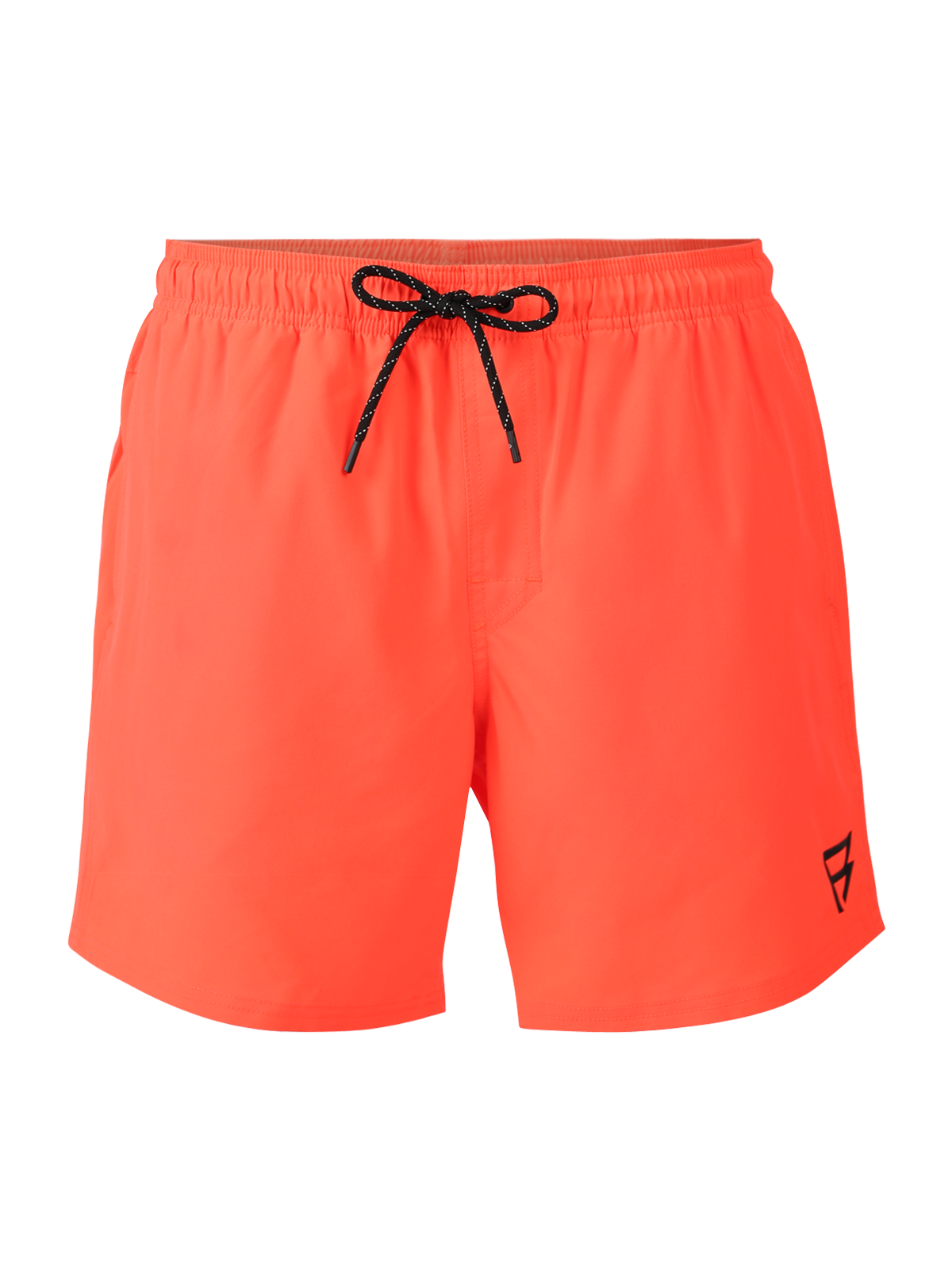 Bru-conic Men Swim Shorts | Neon Orange