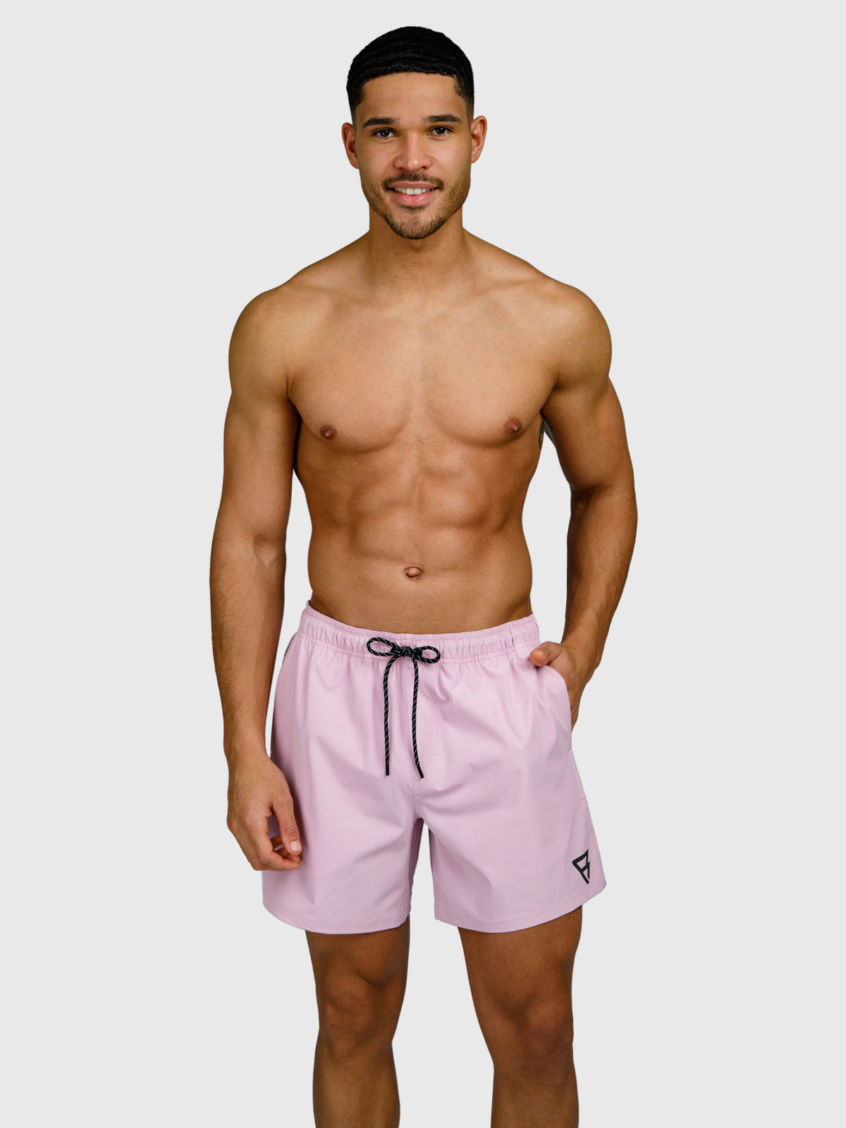 Bru-conic Men Swim Shorts | Mauve Mist