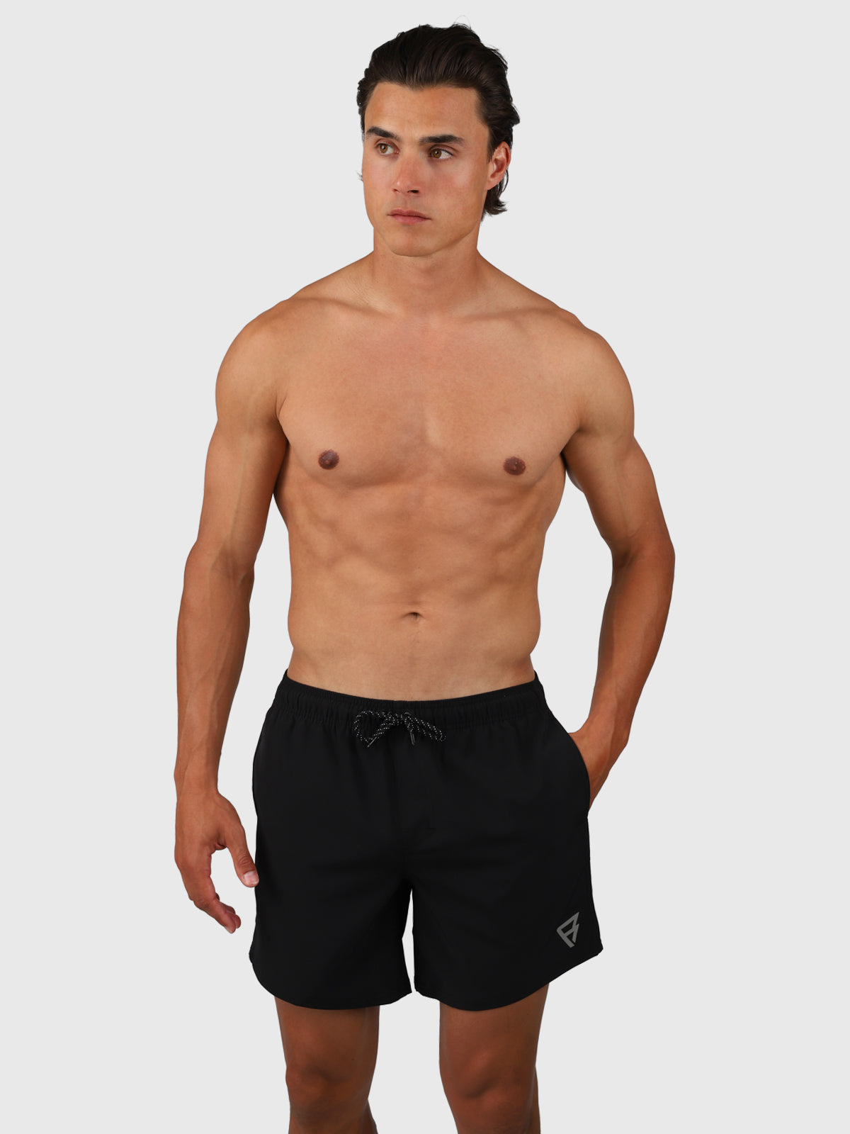 Bru-conic Men Swim Shorts | Black