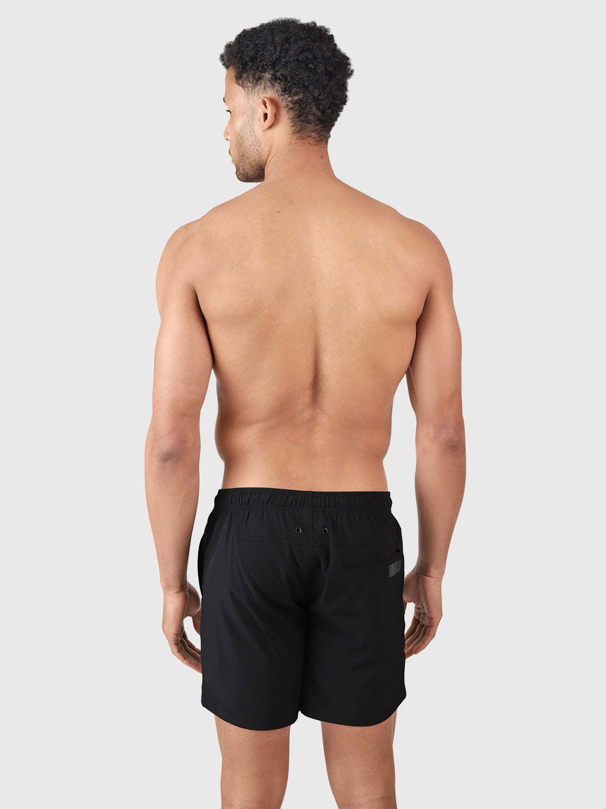 Bru-conic Herren Badeshorts | Schwarz