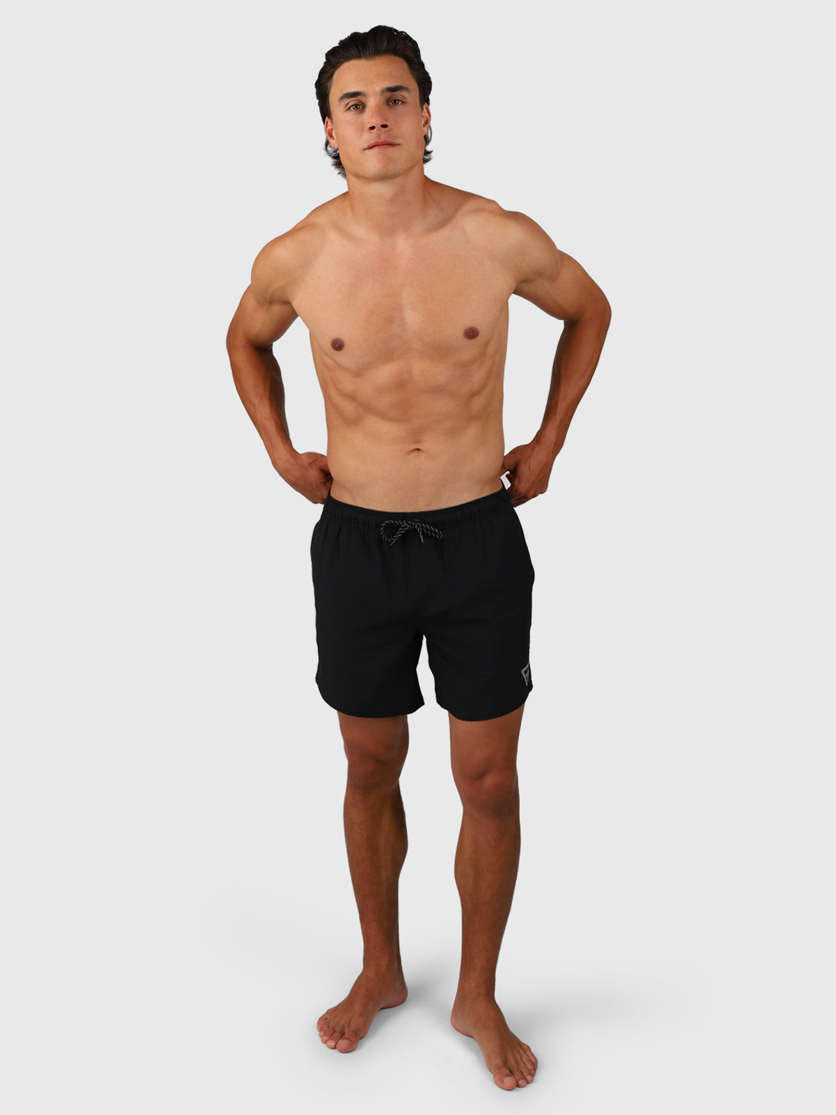 Bru-conic Men Swim Shorts | Black