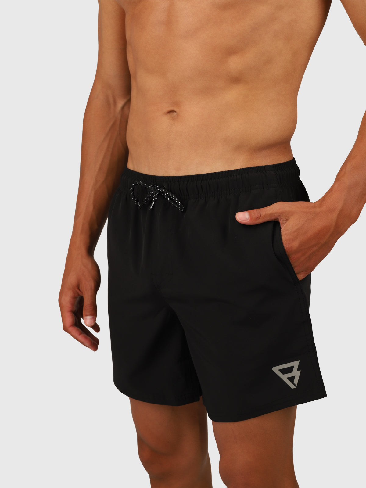 Bru-conic Men Swim Shorts | Black