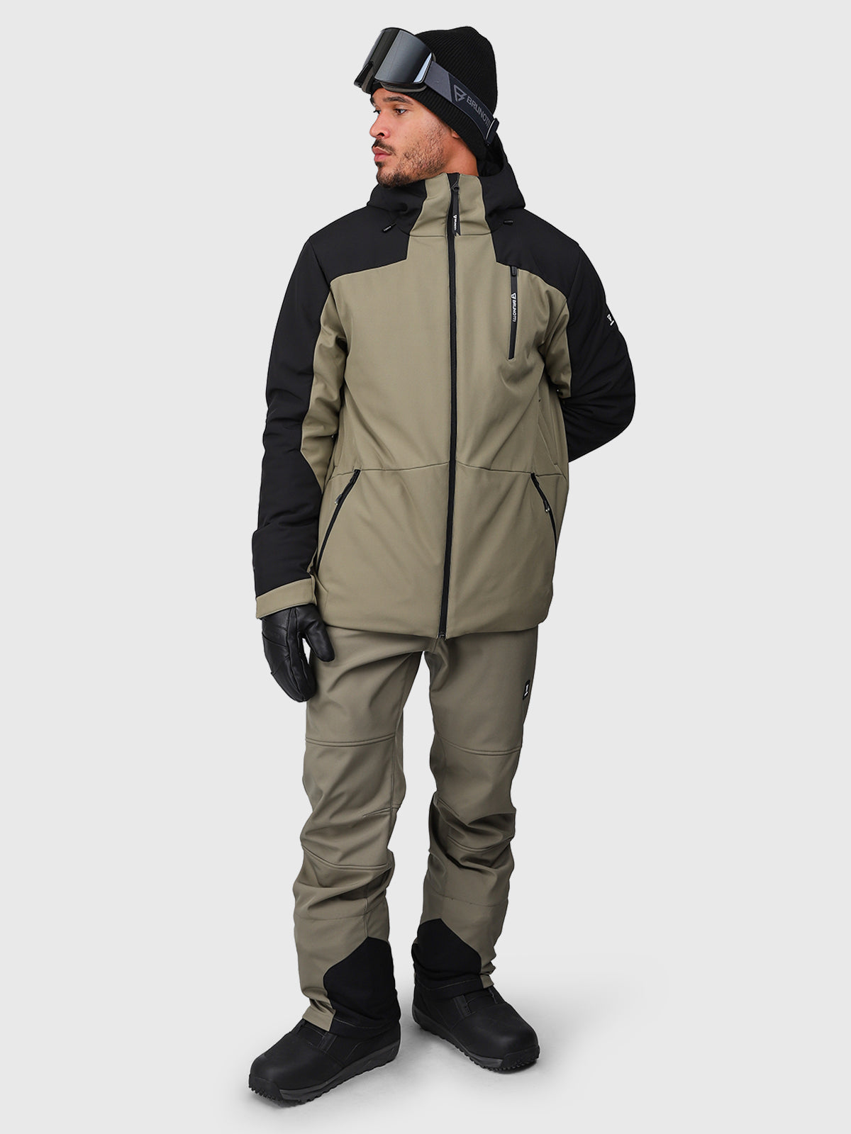 Huygens Men Softshell Pants | Dusky Green