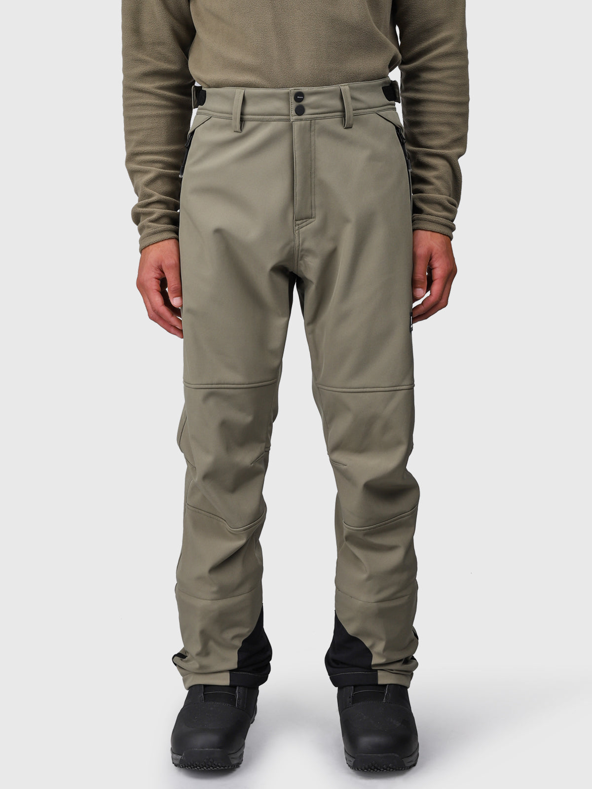 Huygens Men Softshell Pants | Dusky Green