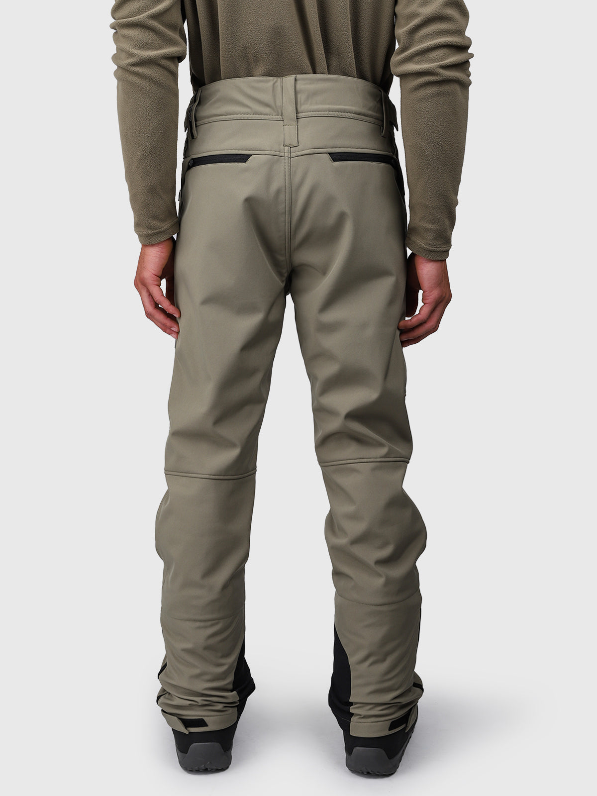 Huygens Men Softshell Pants | Dusky Green