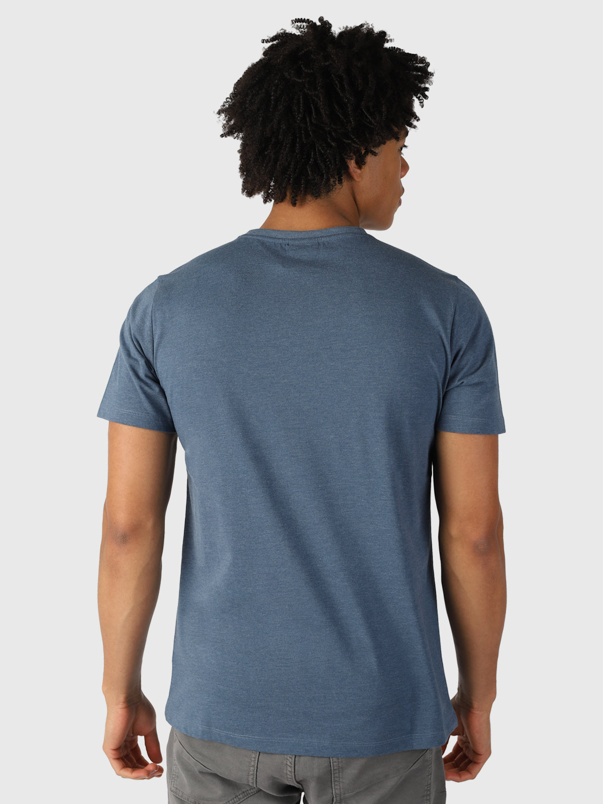 Axle-Melee Heren T-shirt | Blauw