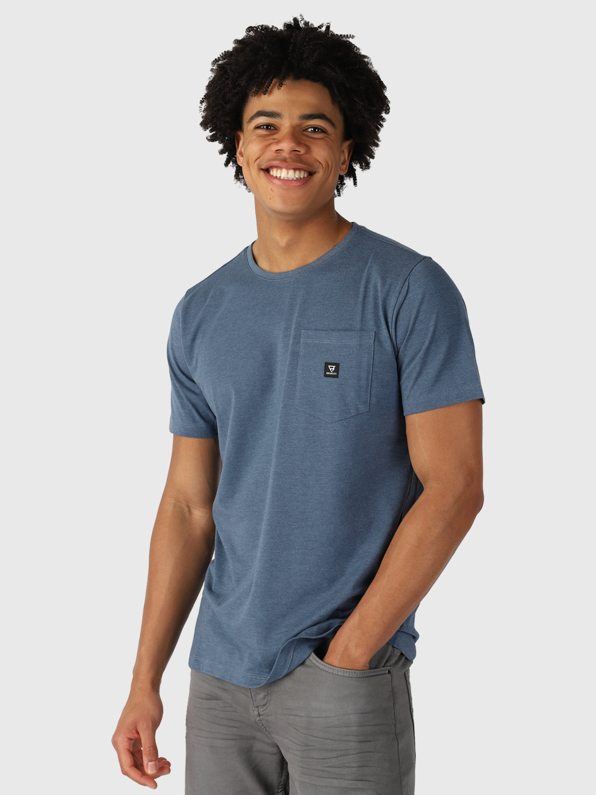 Axle-Melee Heren T-shirt | Blauw