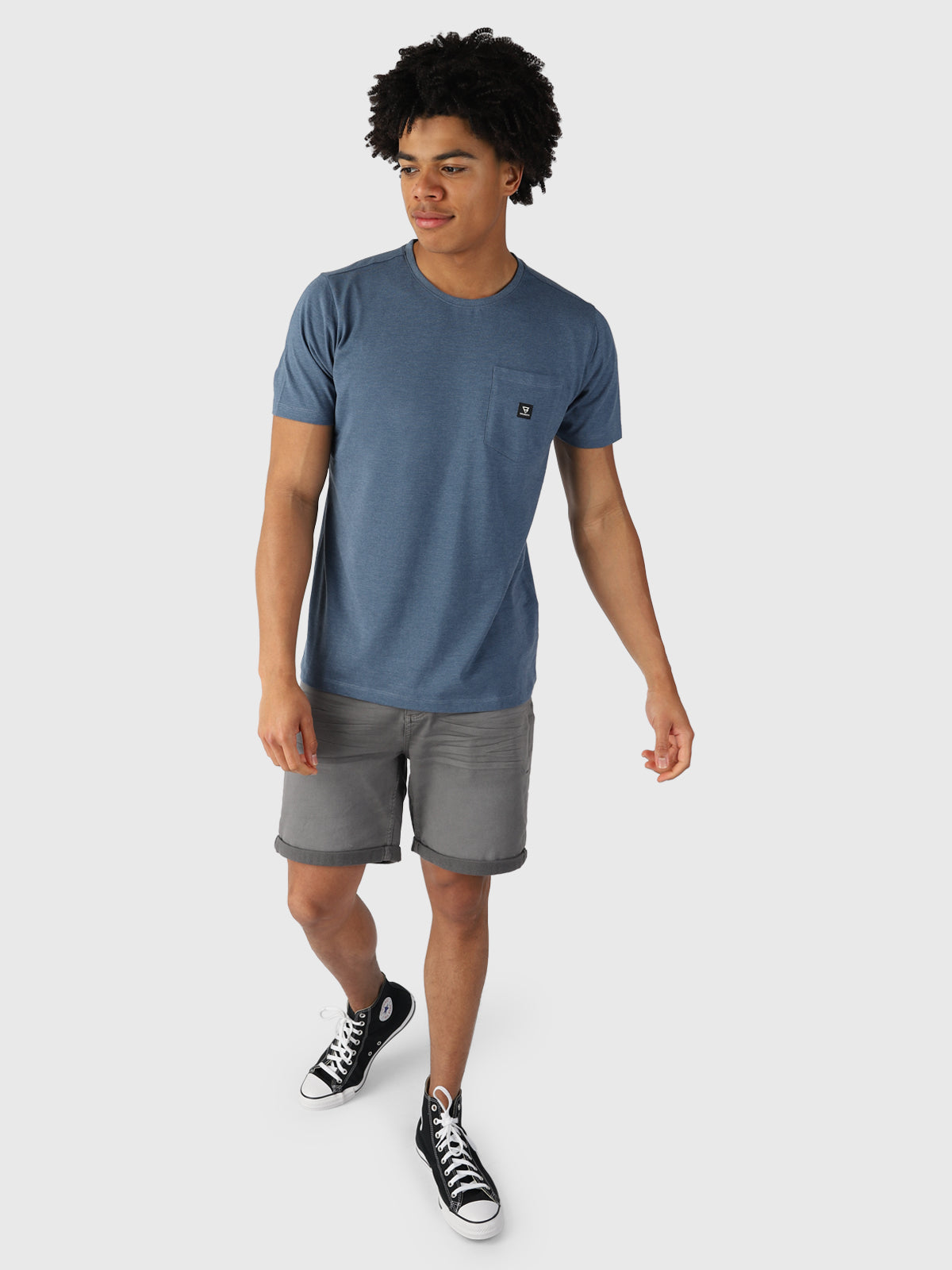 Axle-Melee Heren T-shirt | Blauw