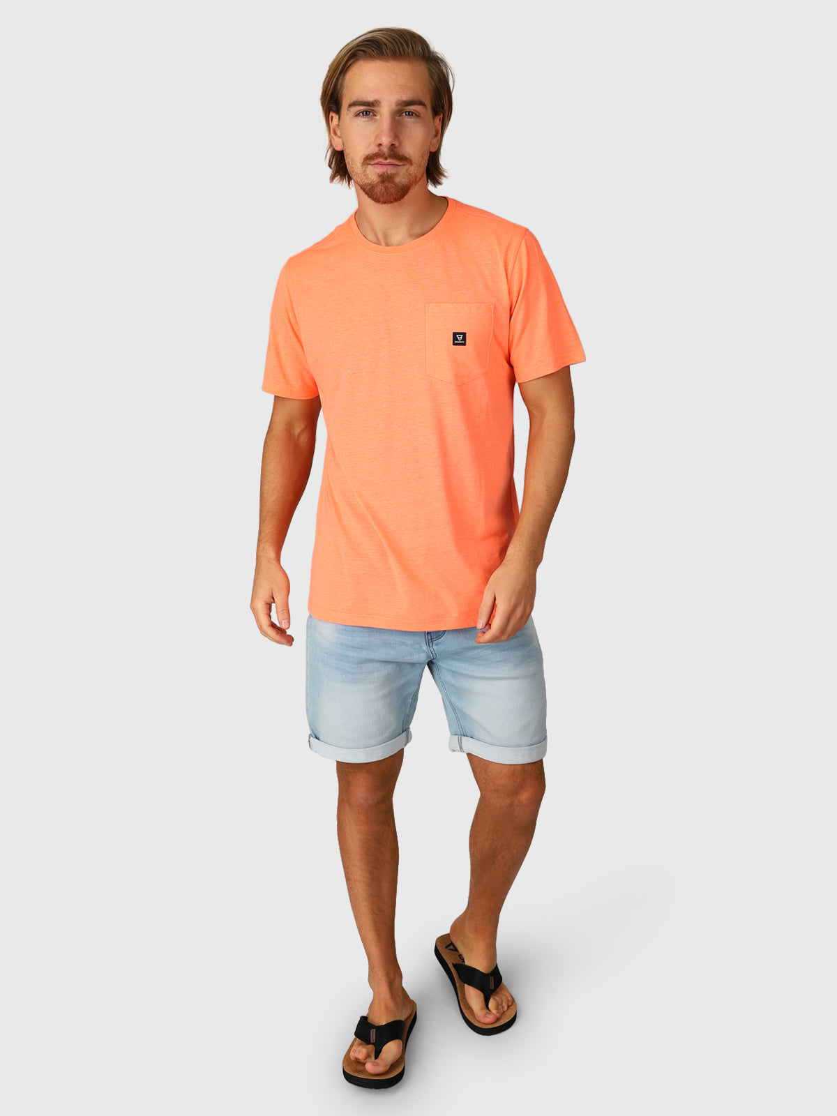 Axle-Melee Men T-Shirt | Orange