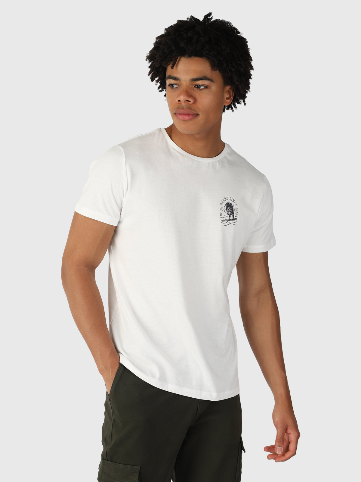 Artist-Tarik Men T-Shirt | White