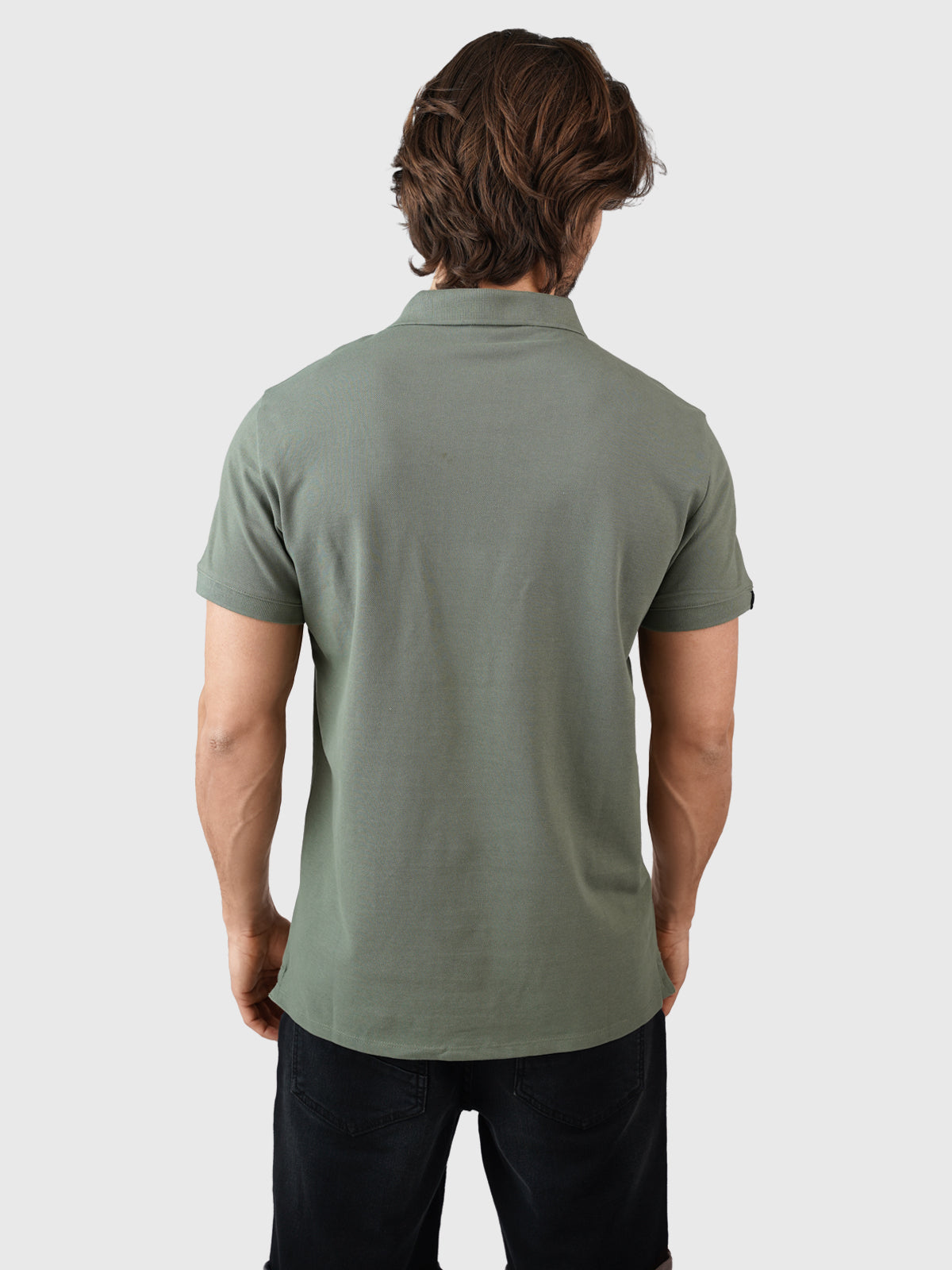 Frunot-II Men Polo | Vintage Green