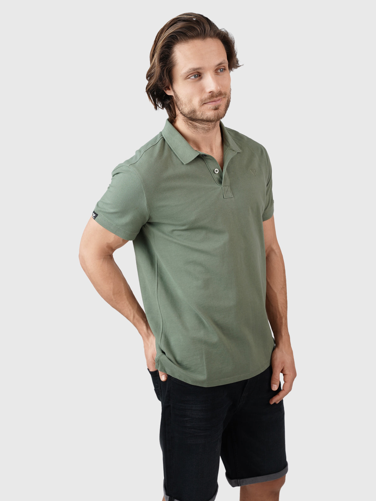 Frunot-II Men Polo | Vintage Green