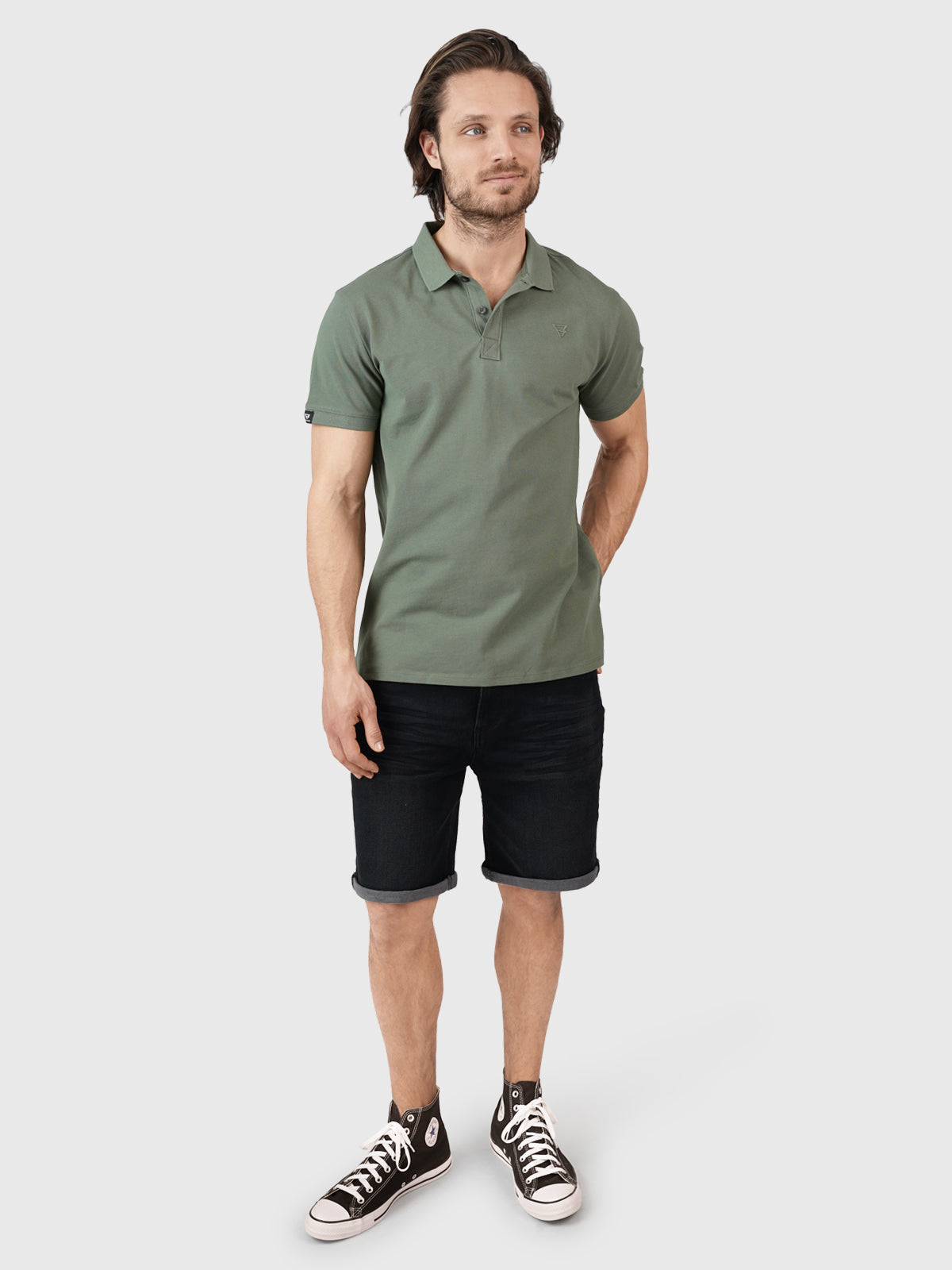 Frunot-II Men Polo | Vintage Green