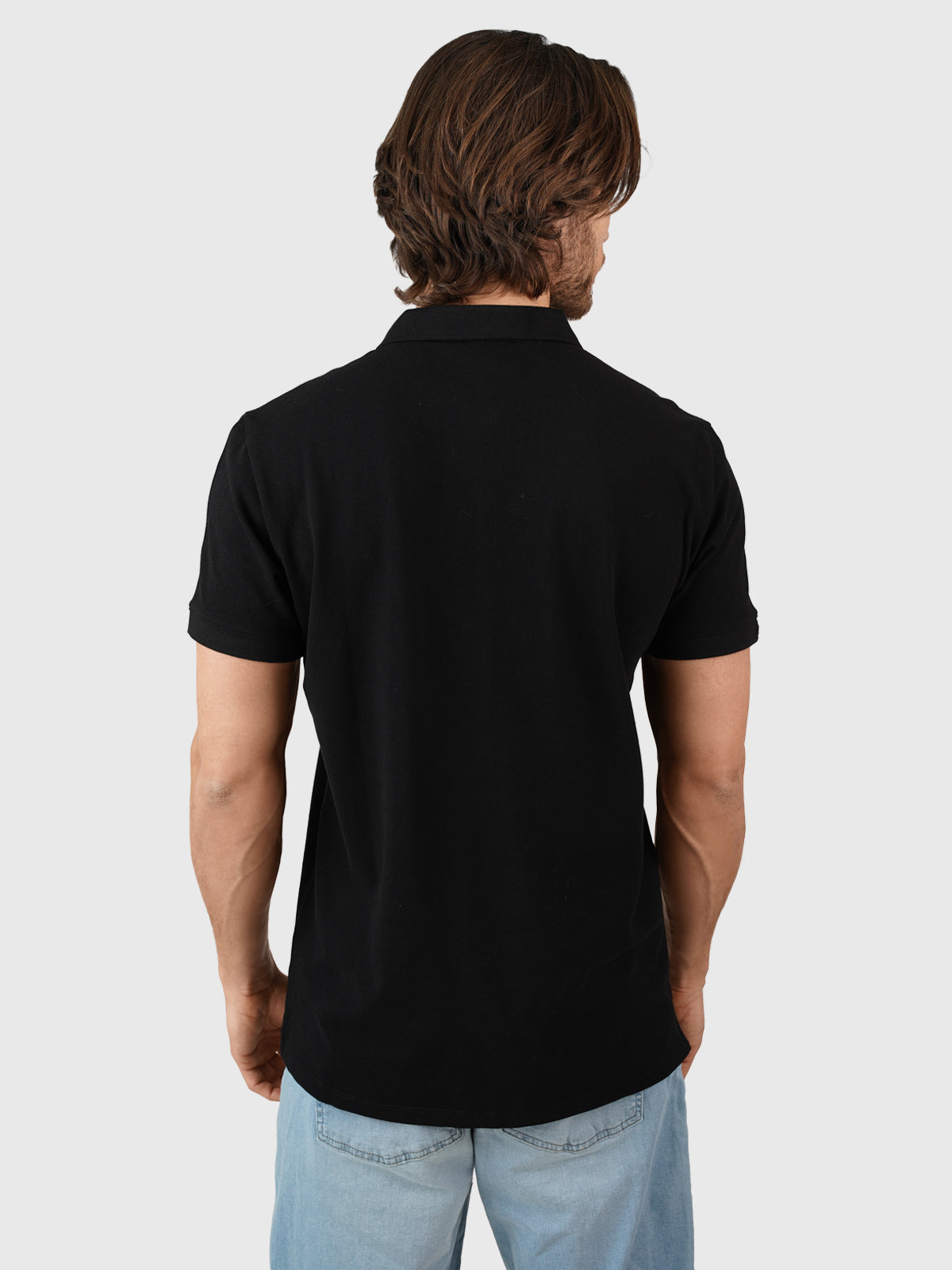 Frunot-II Herren Poloshirt | Schwarz