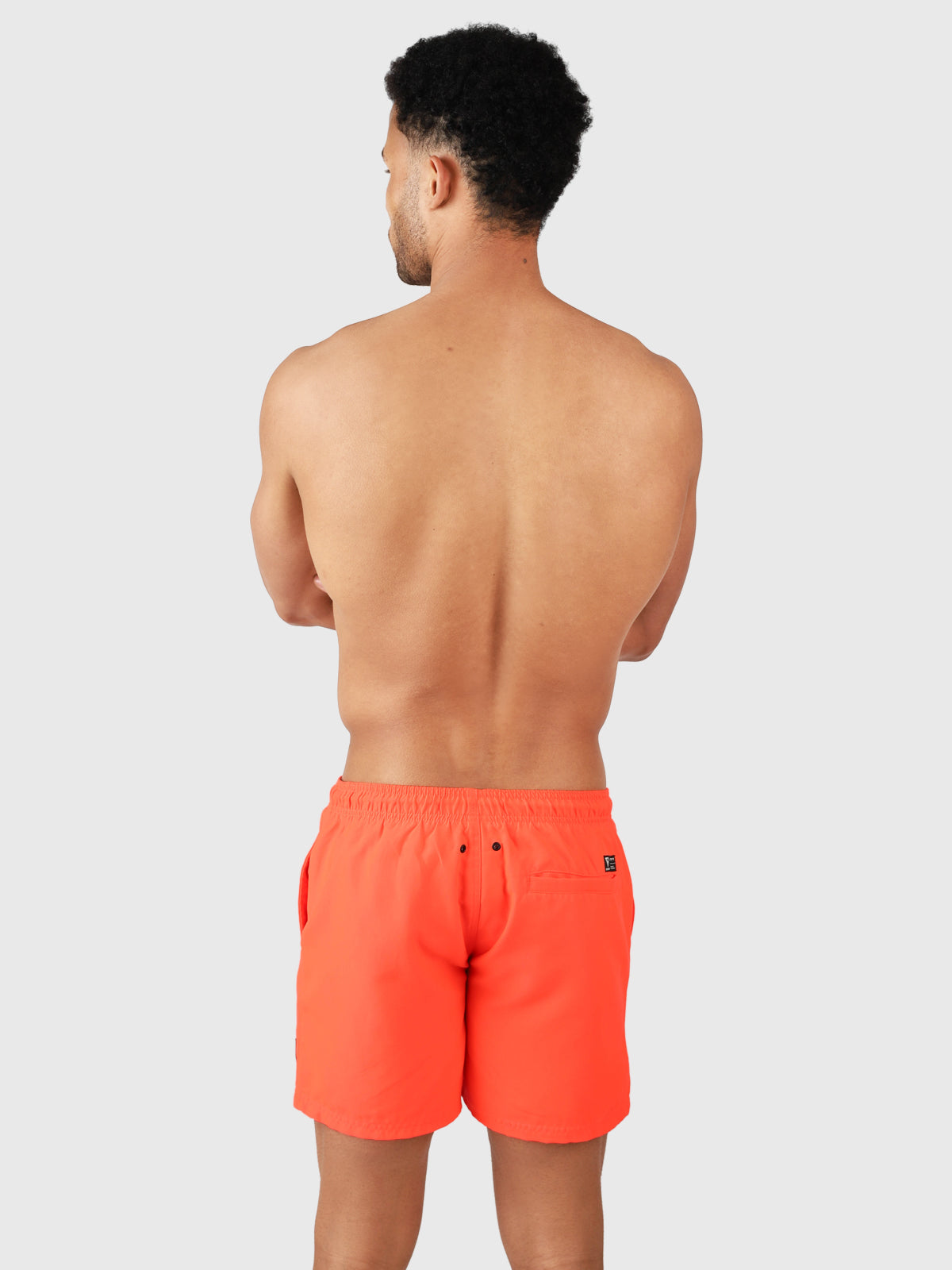 Hester Herren Swimshort | Neon Orange
