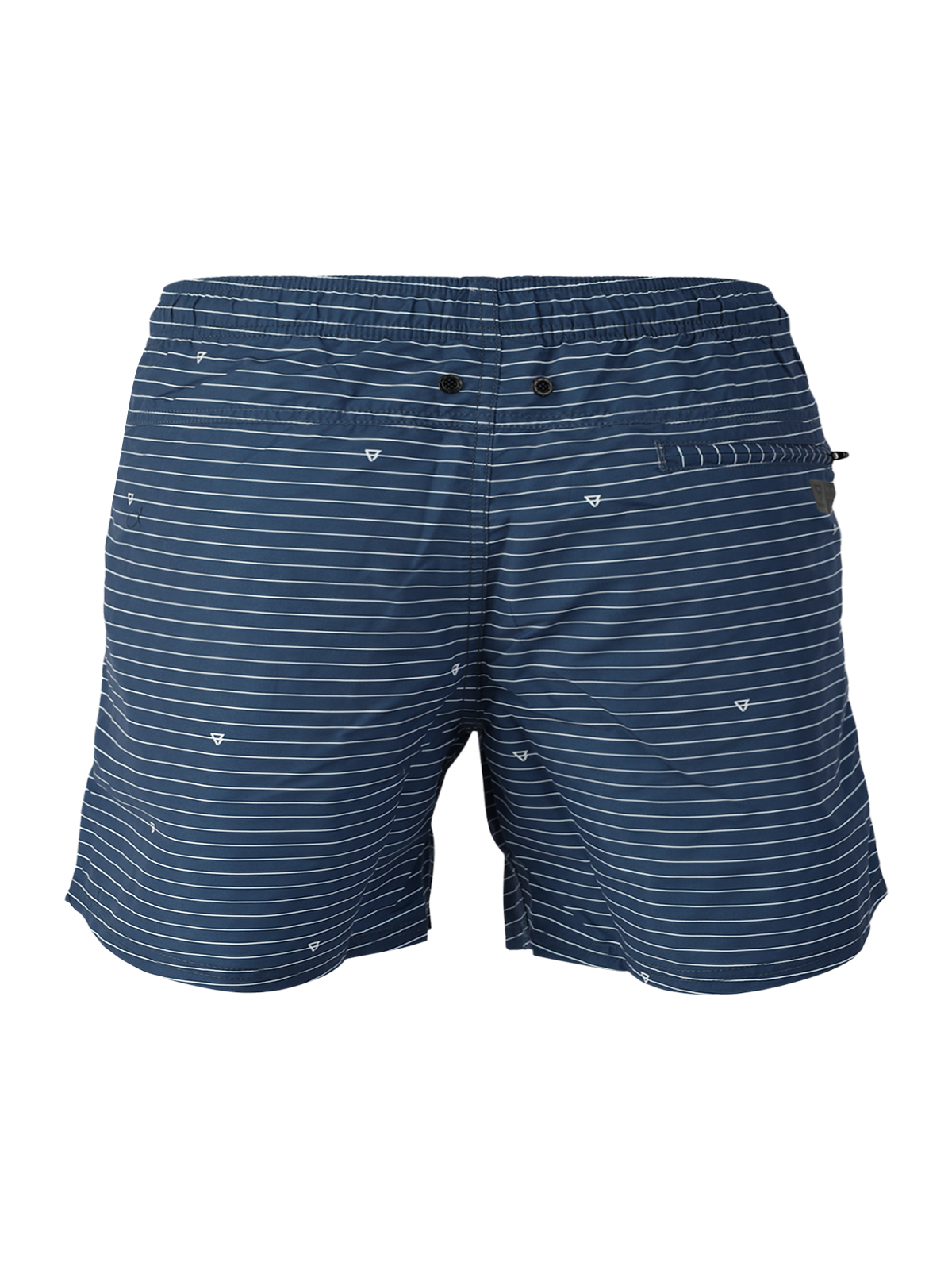 CrunECO-Stripe Heren Zwemshort | Blauw