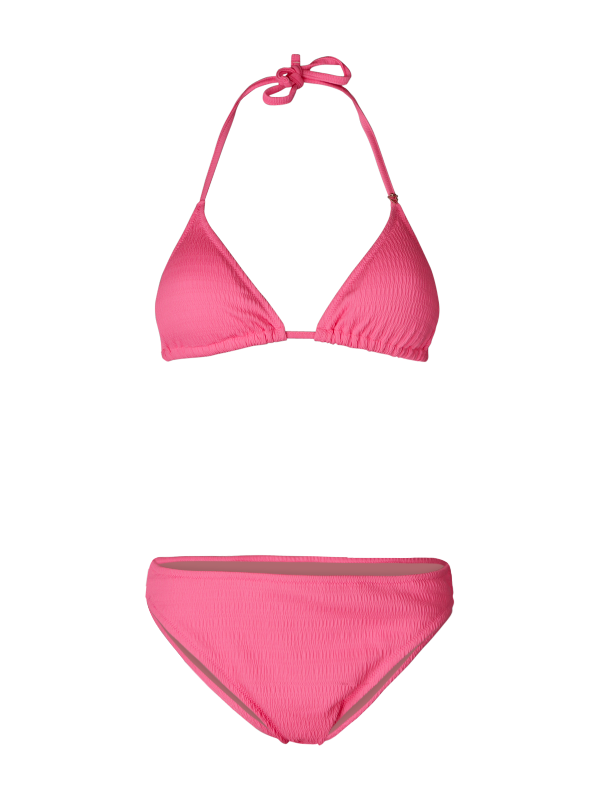 Lulu-Smock Damen Triangel Bikini | Rosa