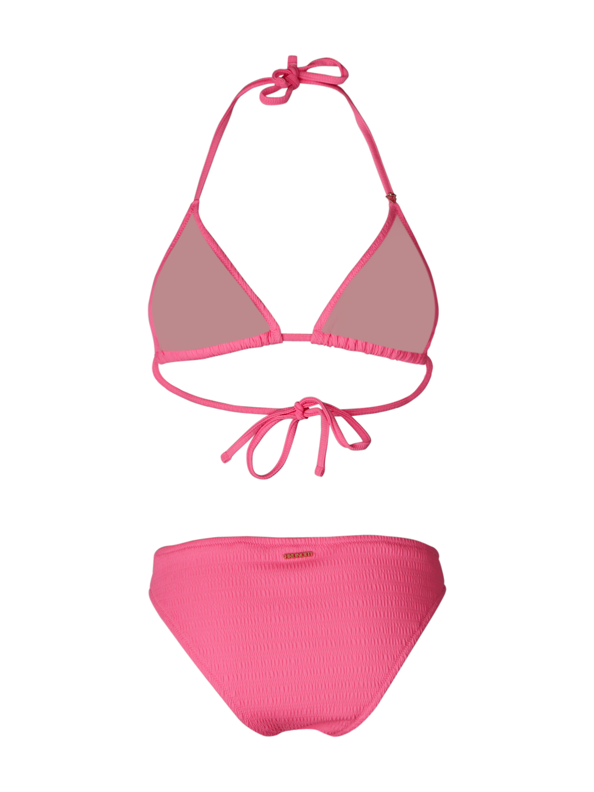 Lulu-Smock Damen Triangel Bikini | Rosa