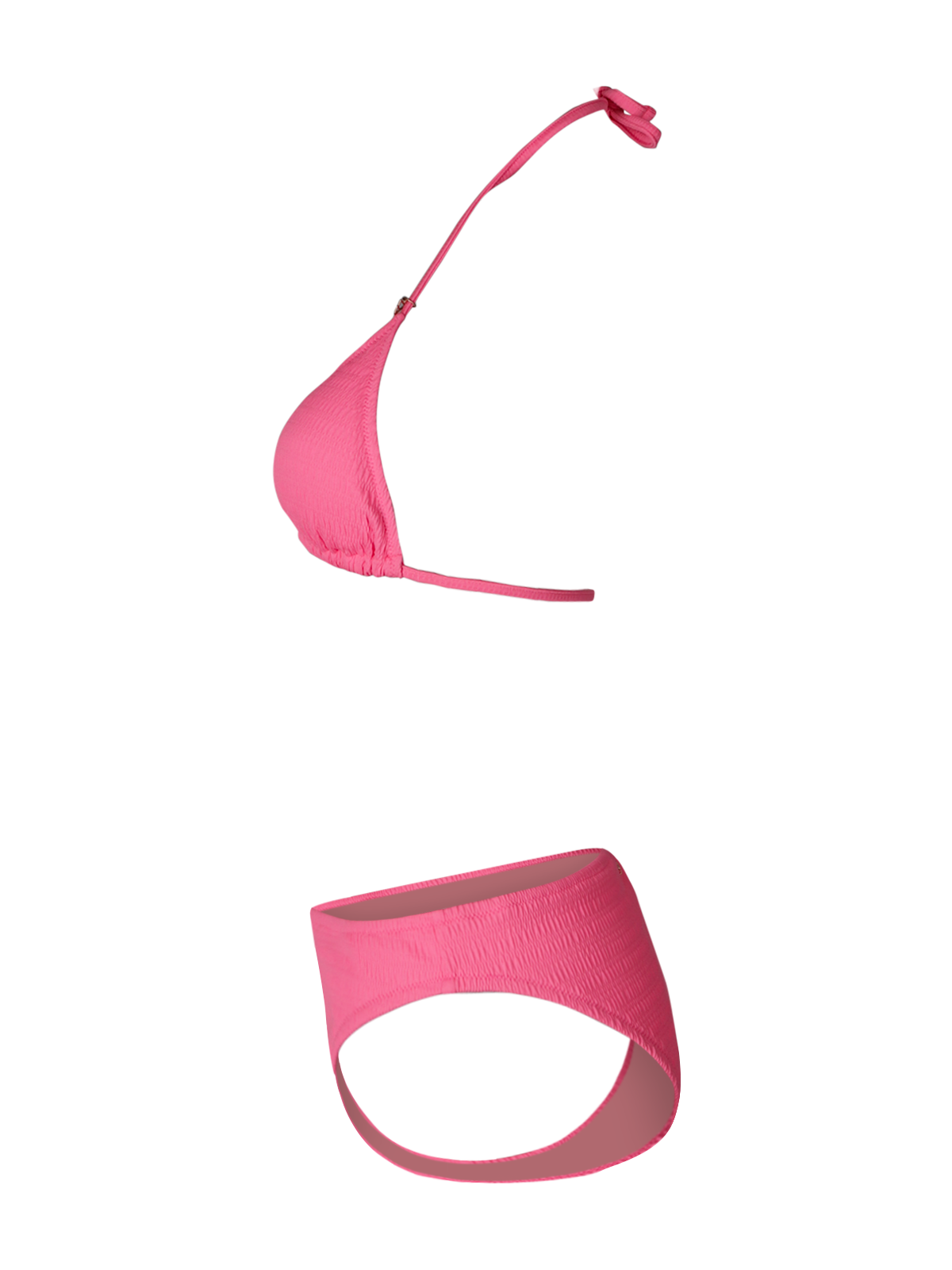 Lulu-Smock Damen Triangel Bikini | Rosa