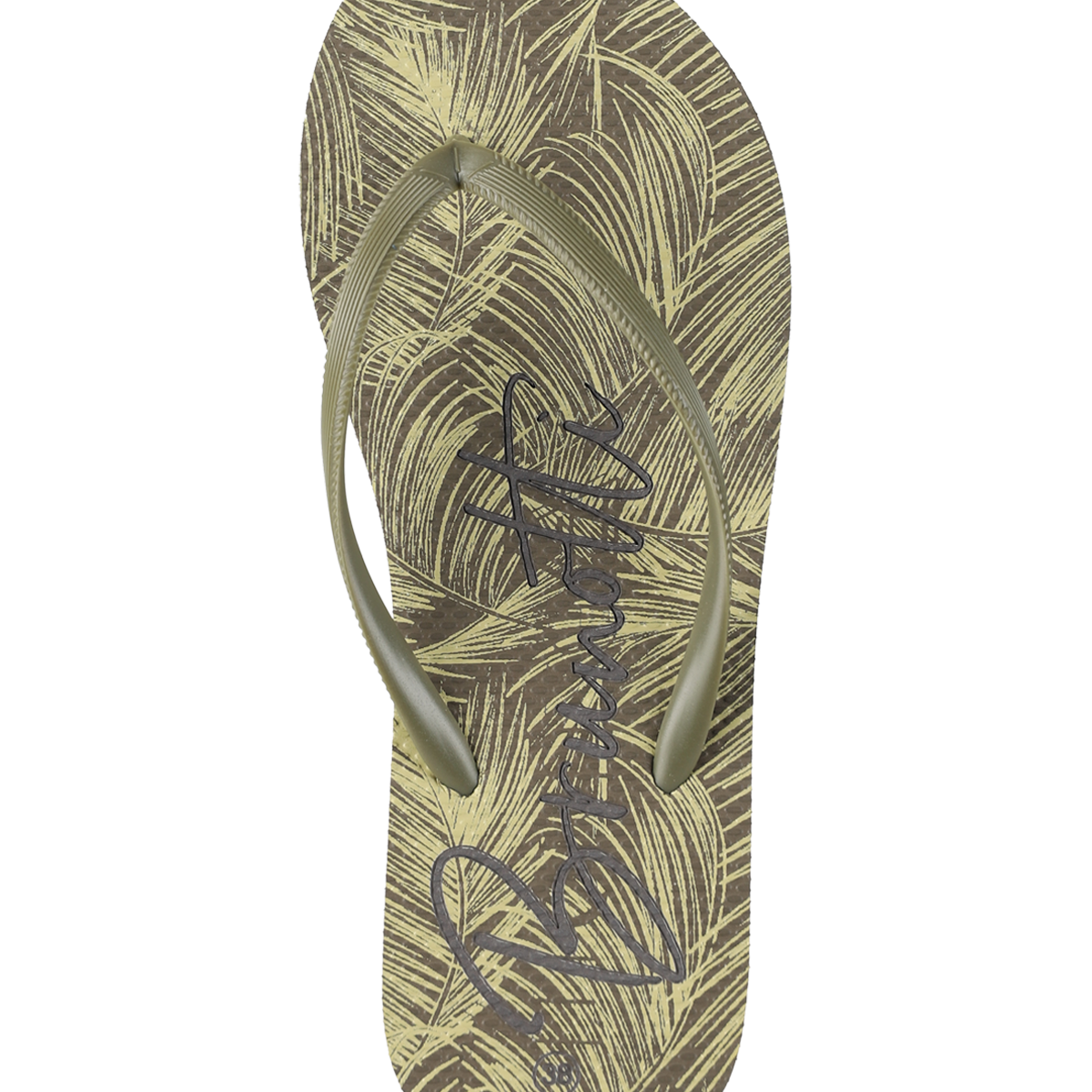 Gaia AO Damen Flip Flops Grun
