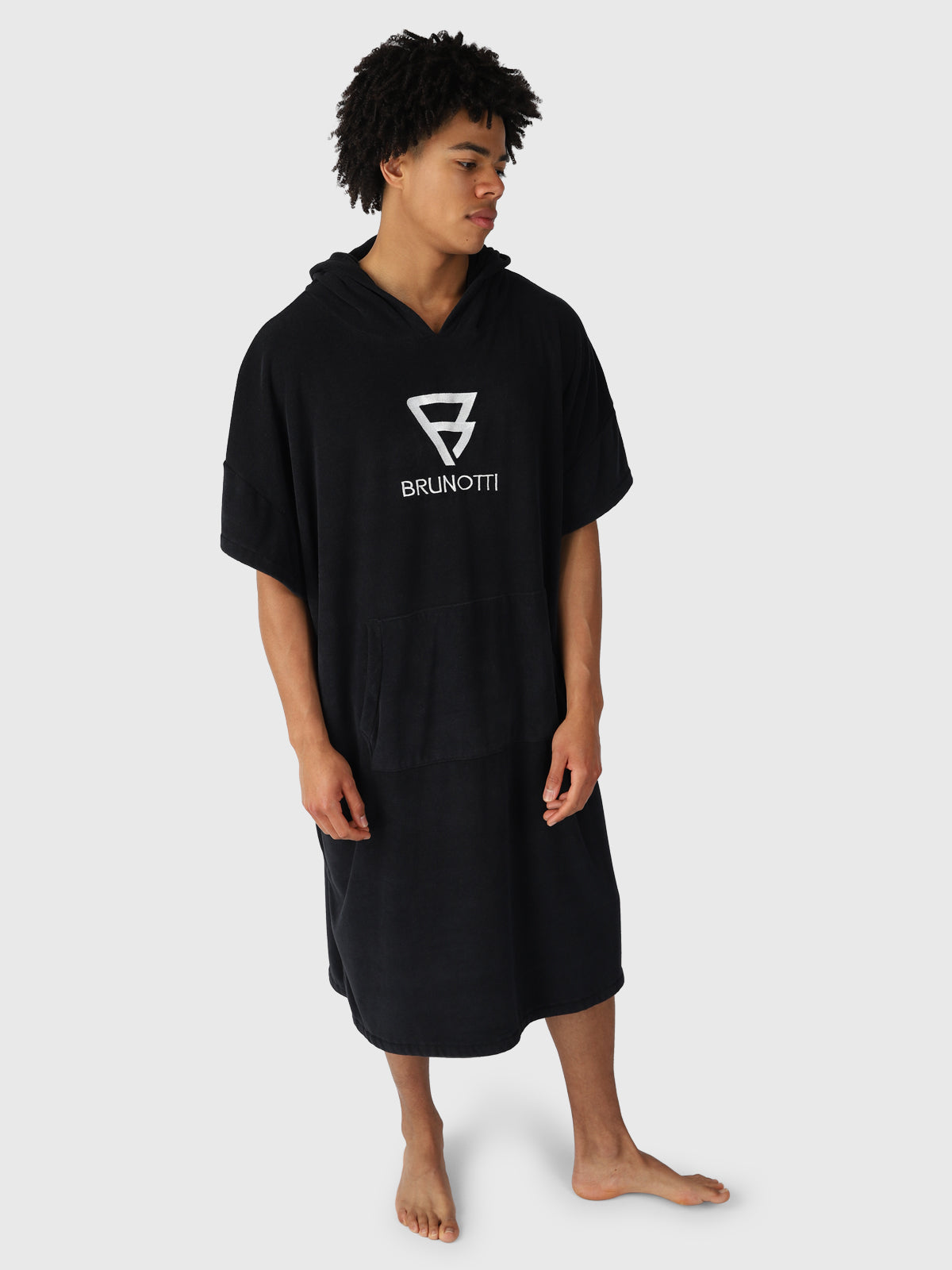 Poncho-Solid  Poncho | Schwarz