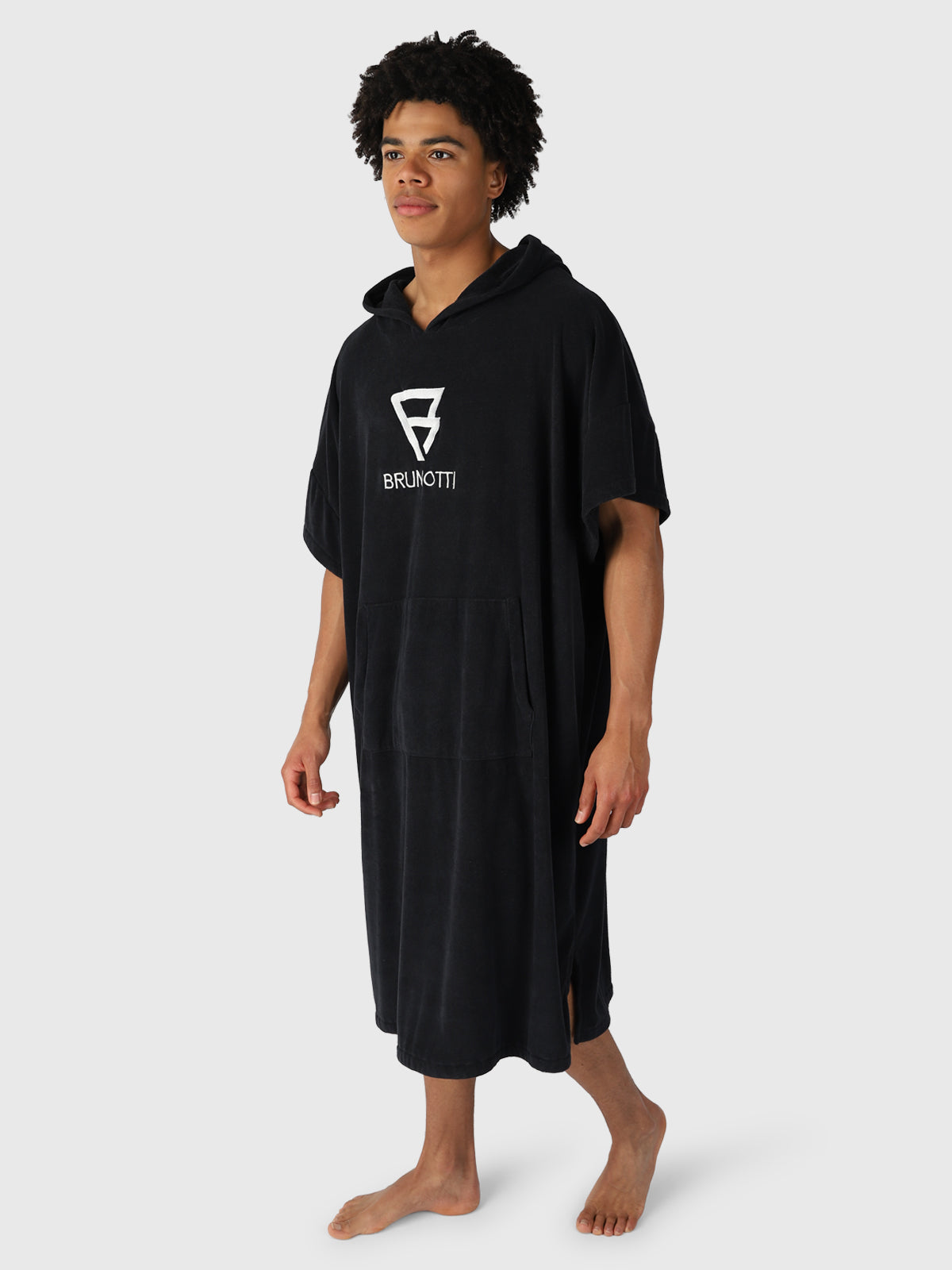 Poncho-Solid  Poncho | Schwarz