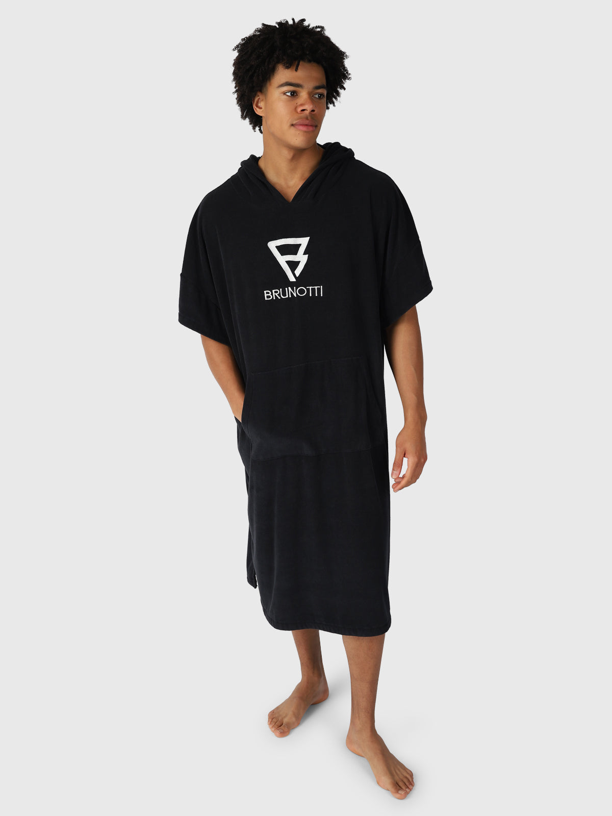 Poncho-Solid  Poncho | Schwarz