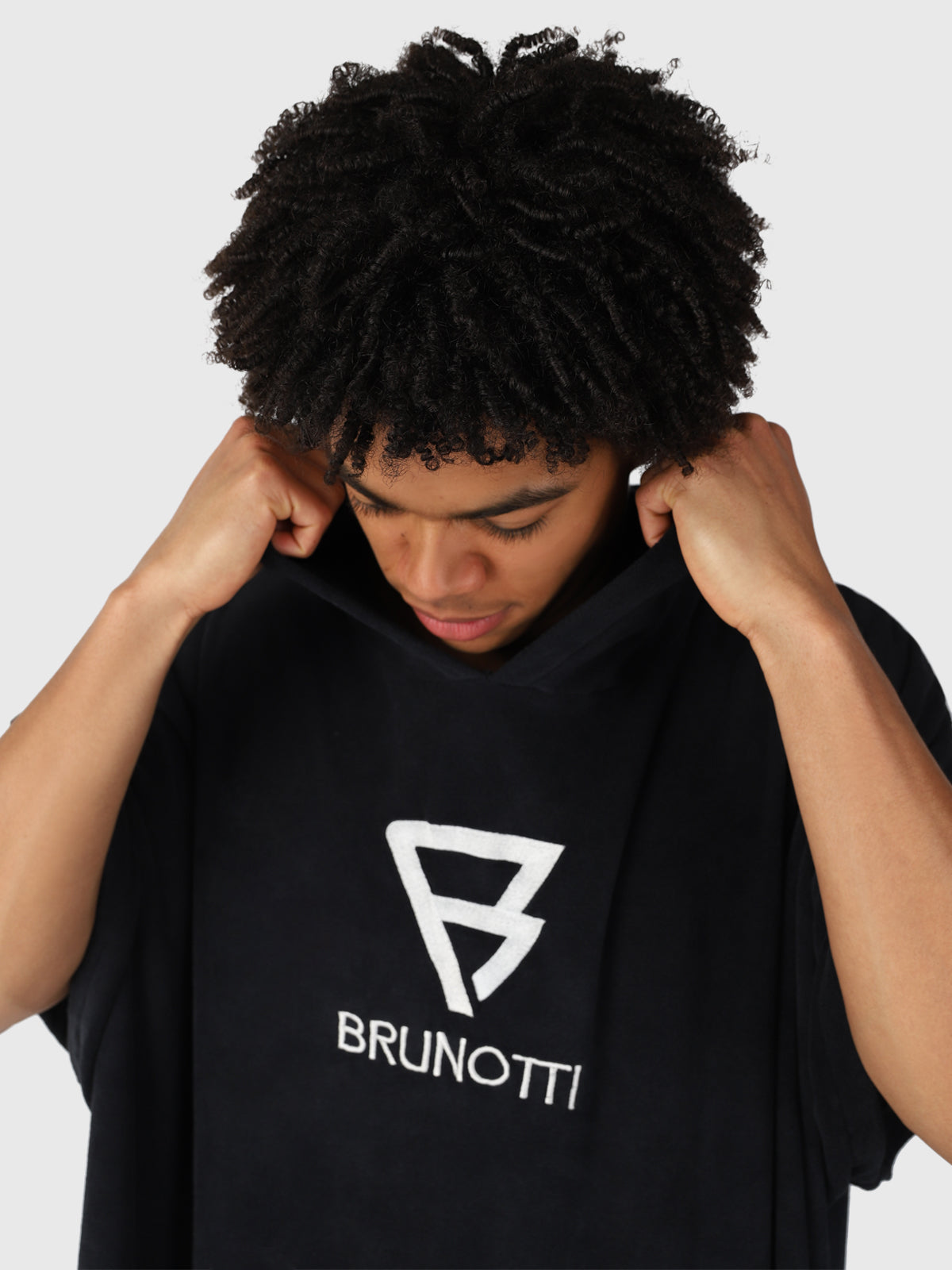 Poncho-Solid  Poncho | Schwarz