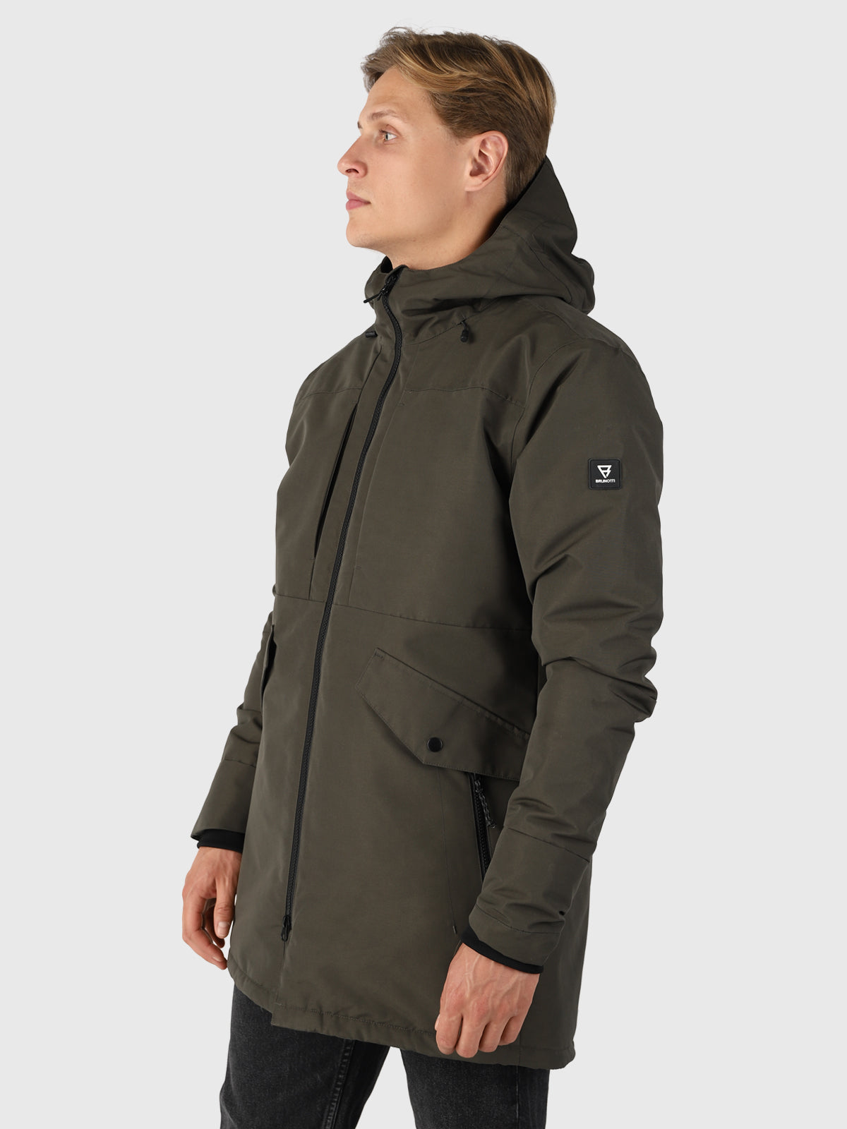 Nelson Men Parka Rain Jacket | Green