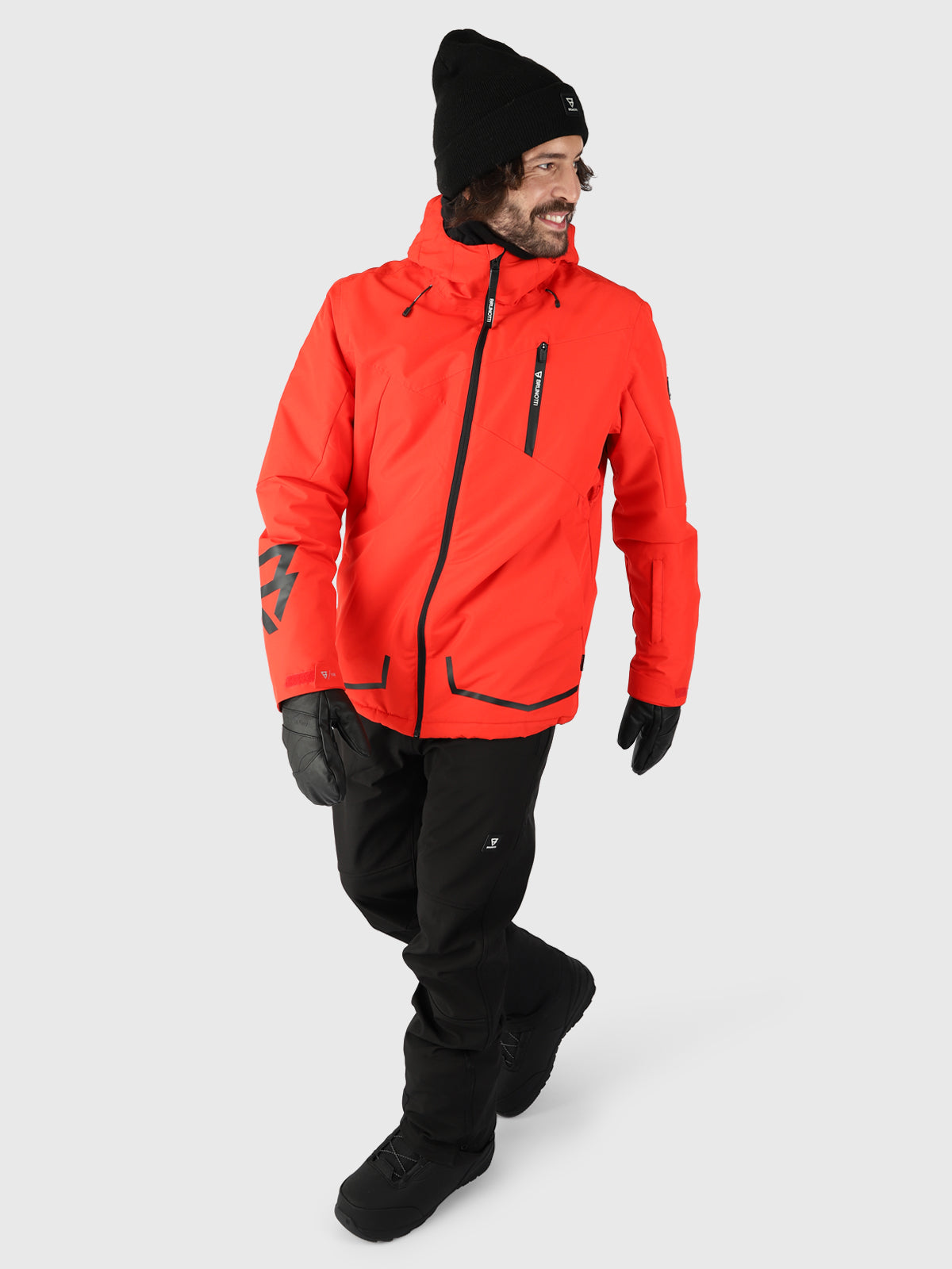 Tunder Men Snow Jacket | Red