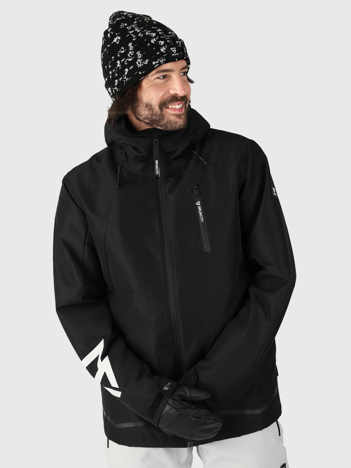 Tunder Men Snow Jacket | Black