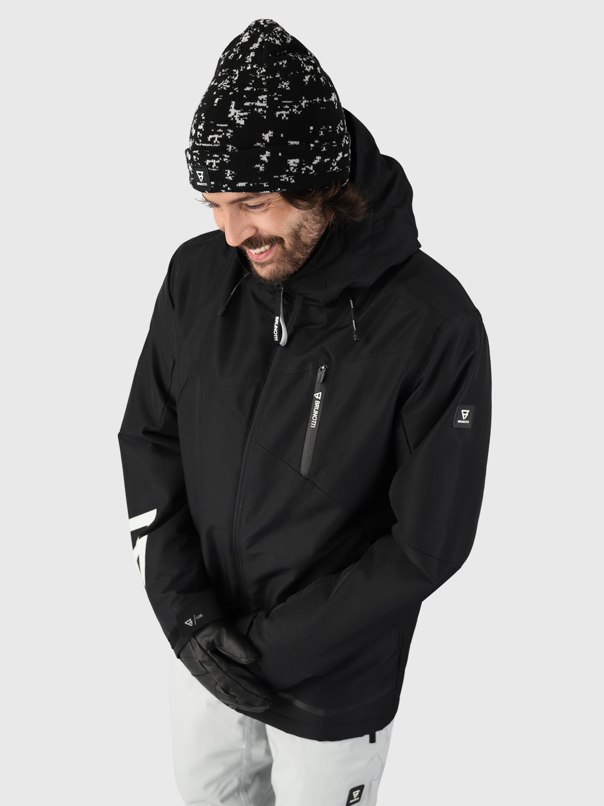 Tunder Men Snow Jacket | Black