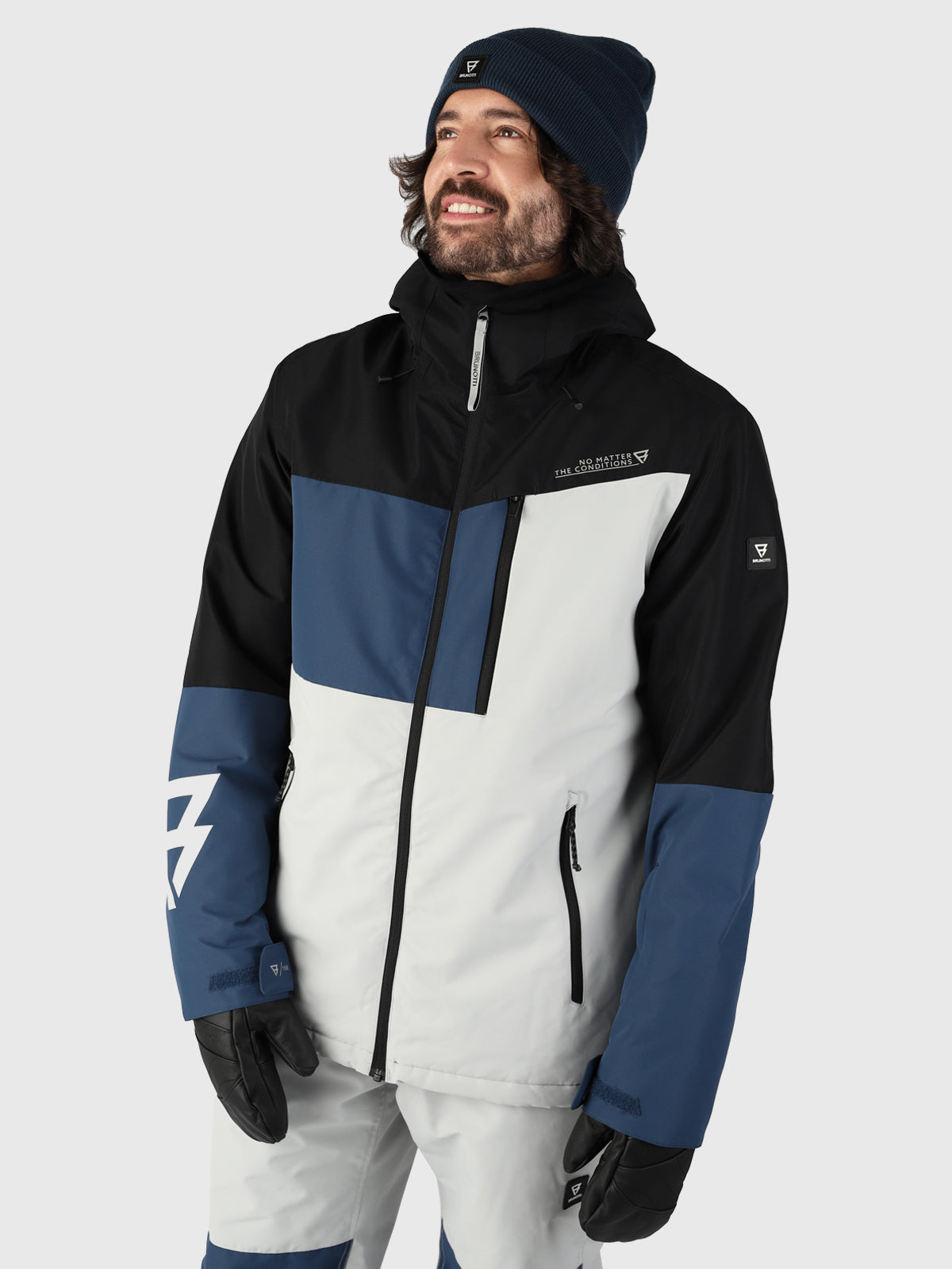 Flynners Men Snow Jacket | Grey