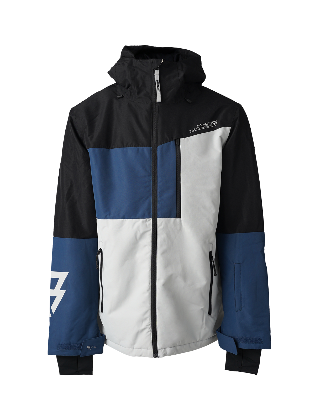 Flynners Men Snow Jacket | Grey