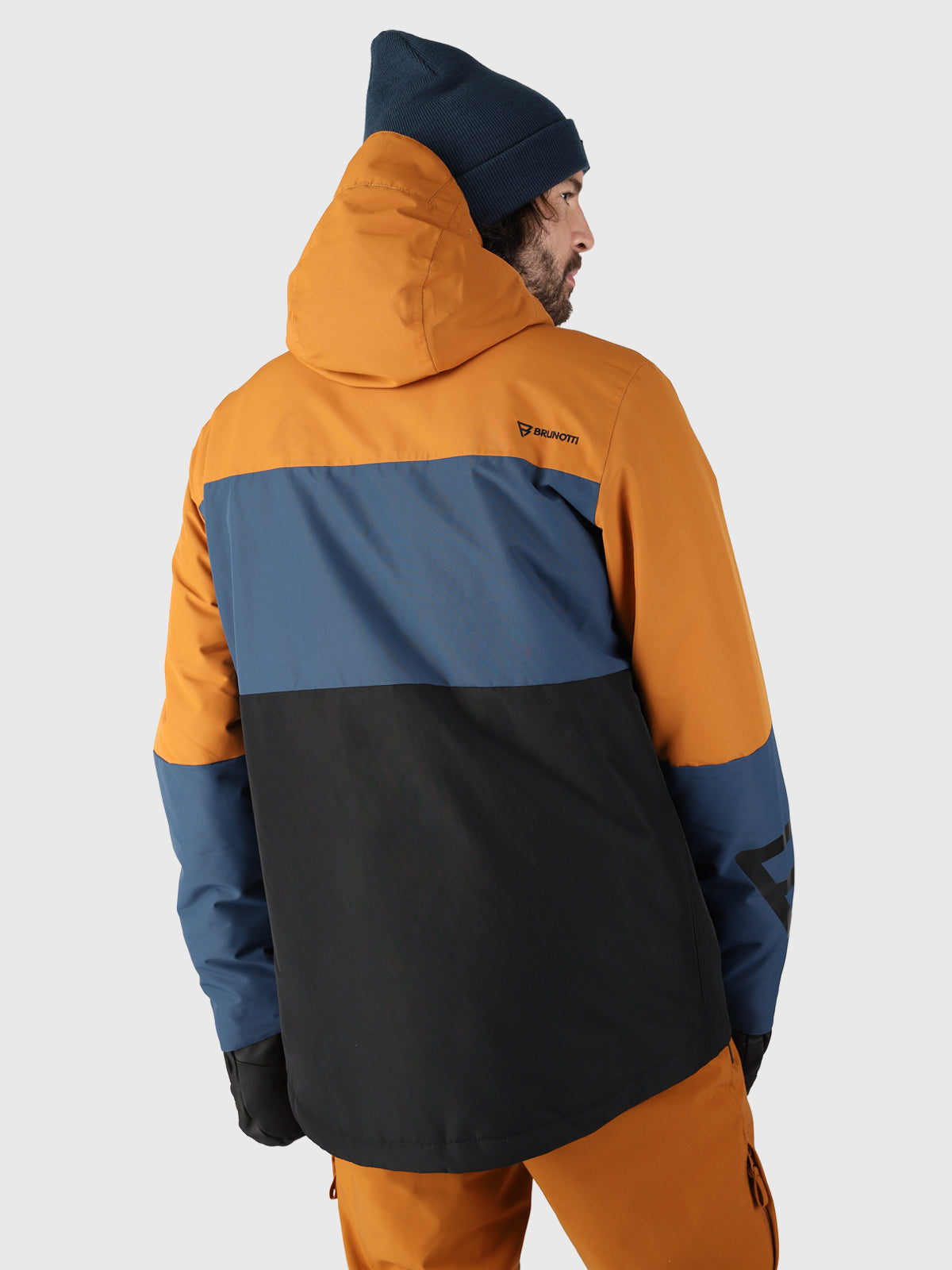 Flynners Men Snow Jacket | Black