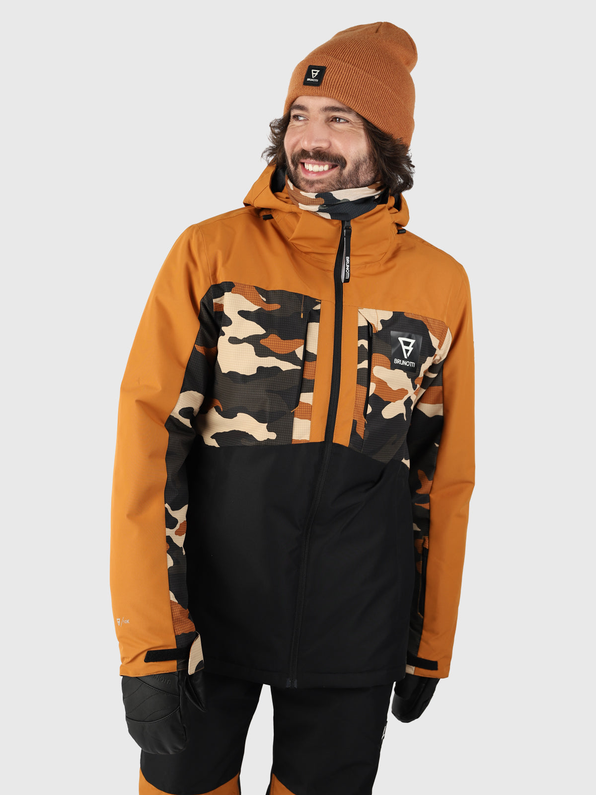 Aratin-AO Men Snow Jacket | Brown