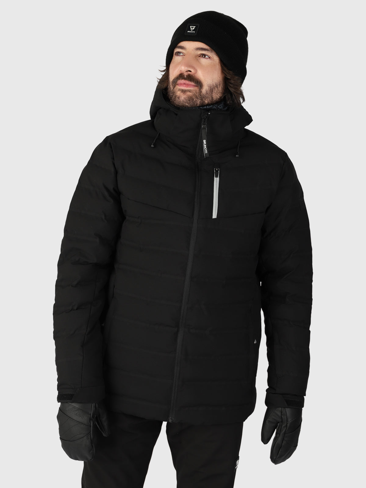 Sanclair Men Puffer Snow Jacket | Black