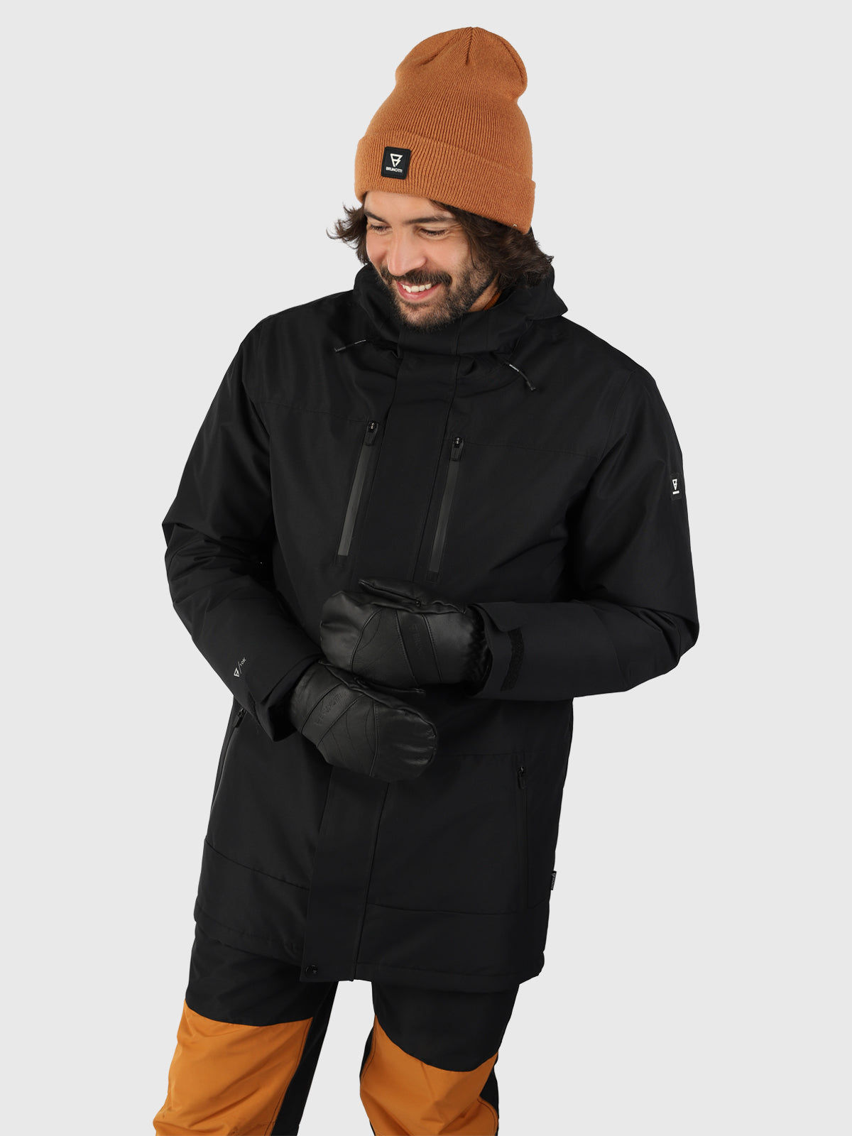 Stony Herren Skijacke | Schwarz