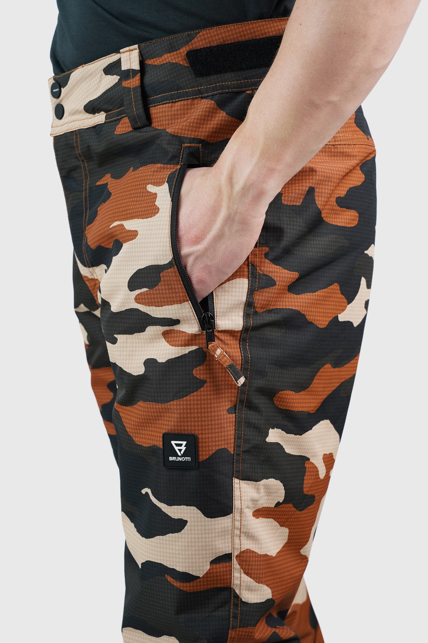 Footrail-AO Men Snow Pants | Brown