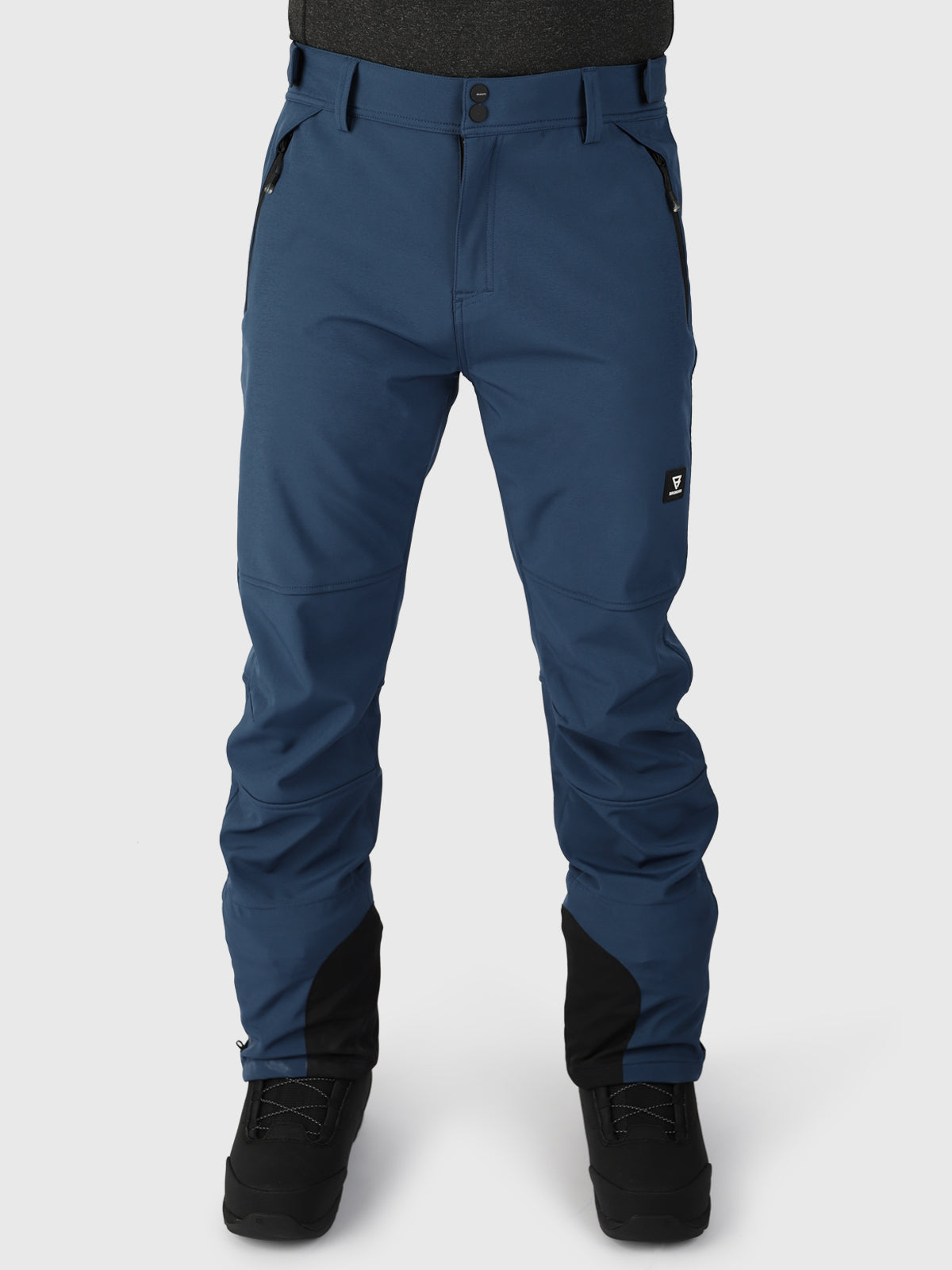 Huygens Men Softshell Snow Pants | Blue